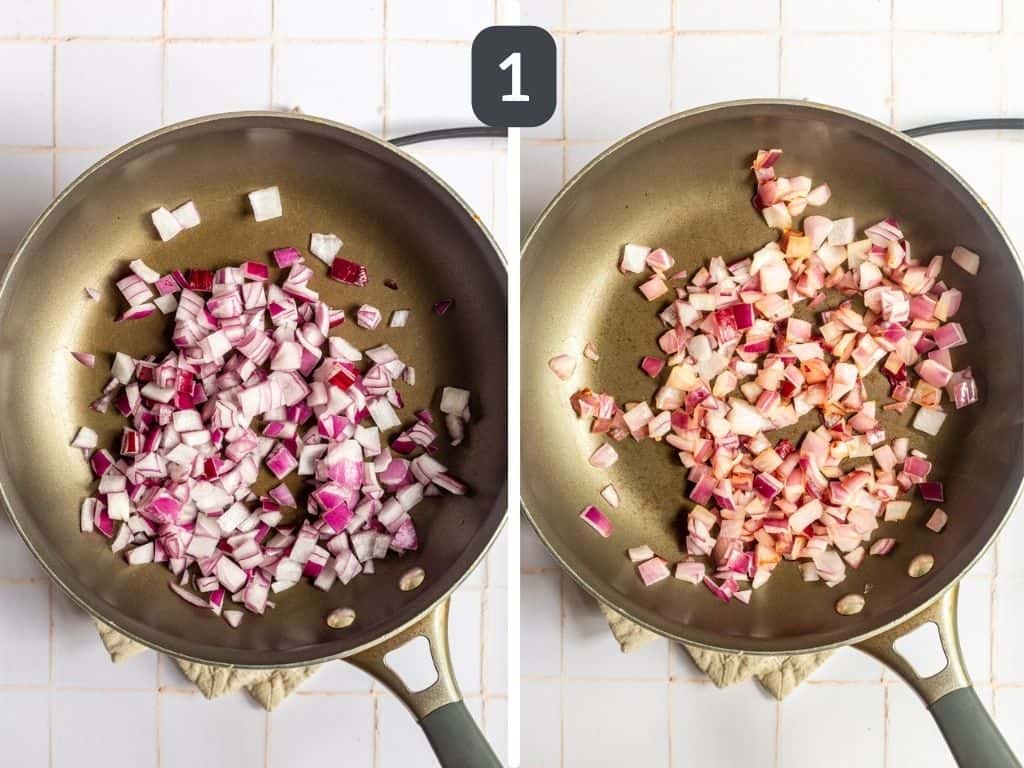 Chickpea Scramble Step 1