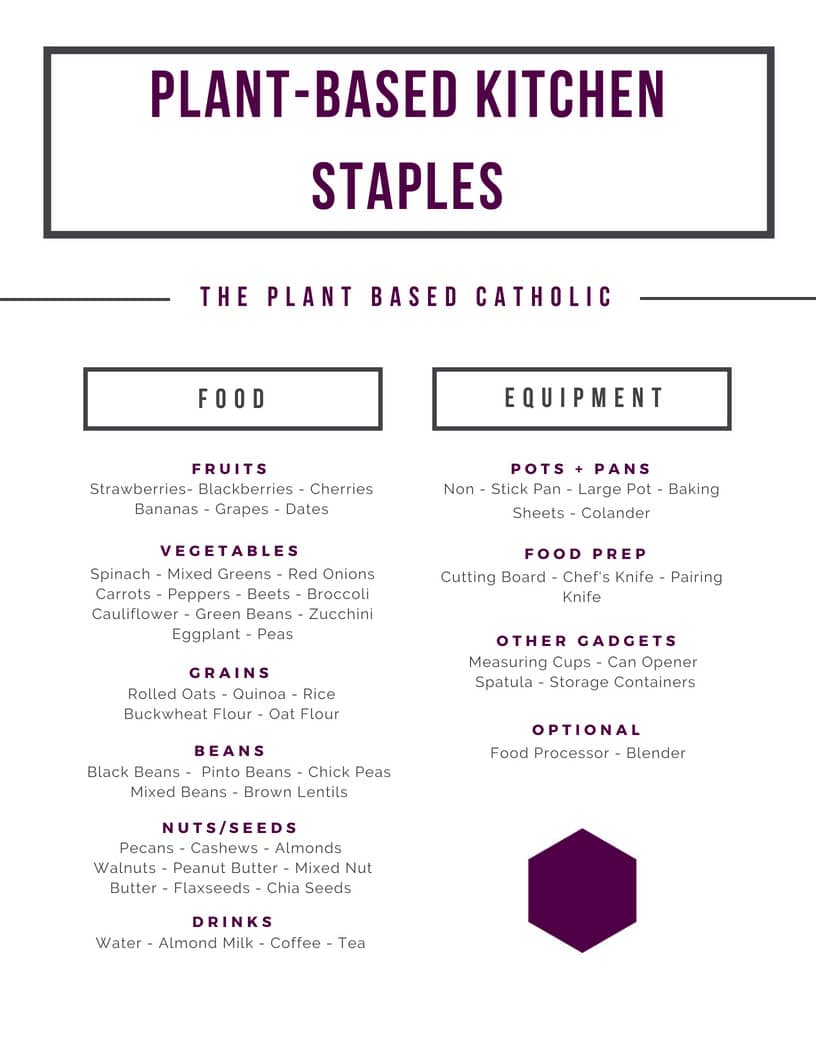 Plant-Based Kitchen Staples