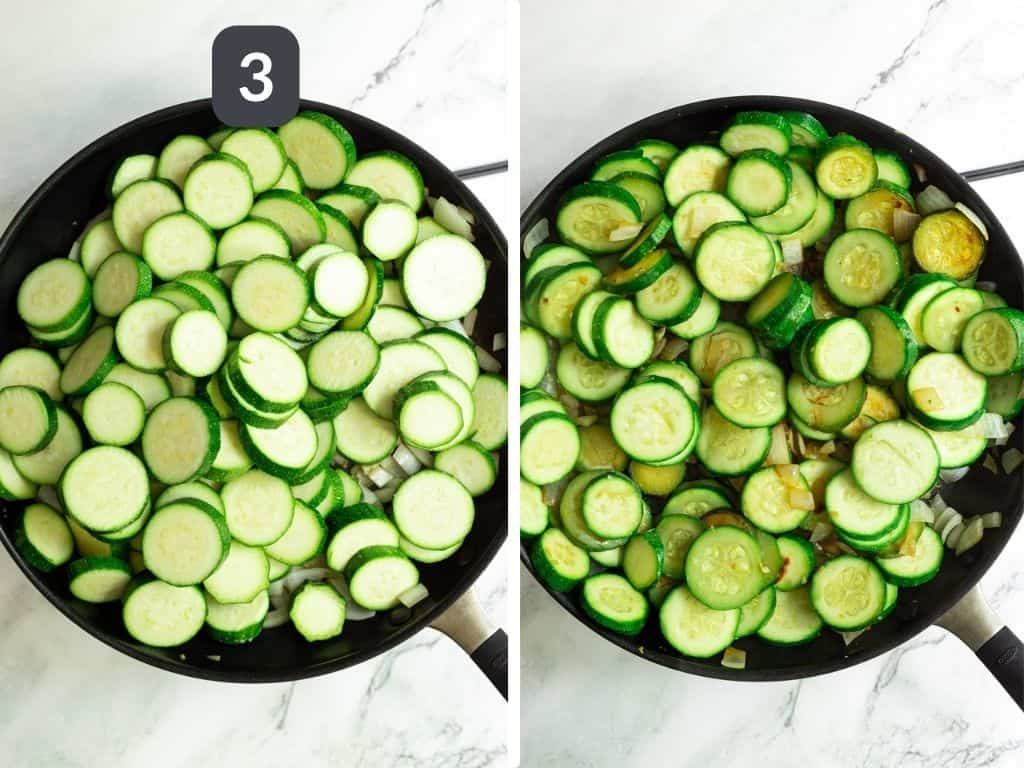 Oil-Free Sautéed Zucchini Step 3