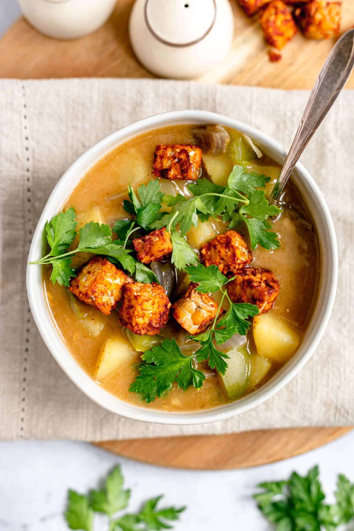 Plant-Based Protein: Potato Soup