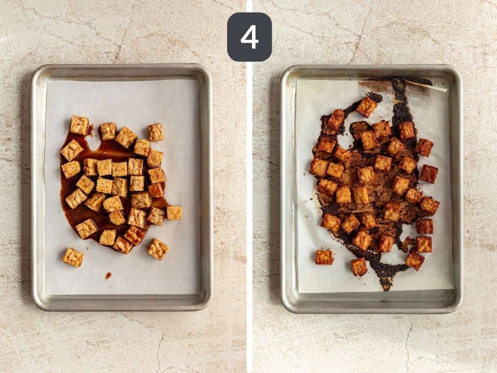 Crispy Baked Tempeh Step 4
