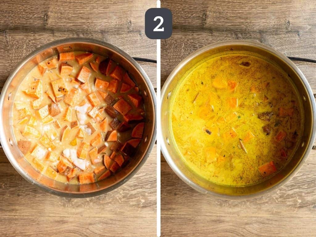 Vegan Sweet Potato Soup Step 2