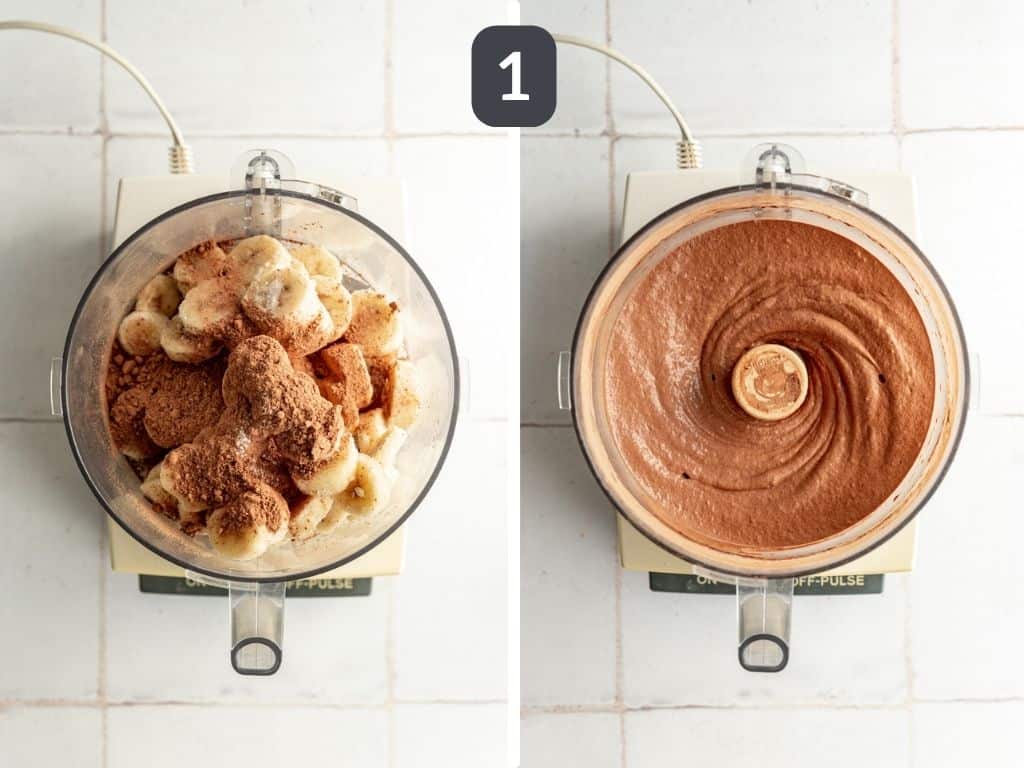 Banana Nice Cream Steps