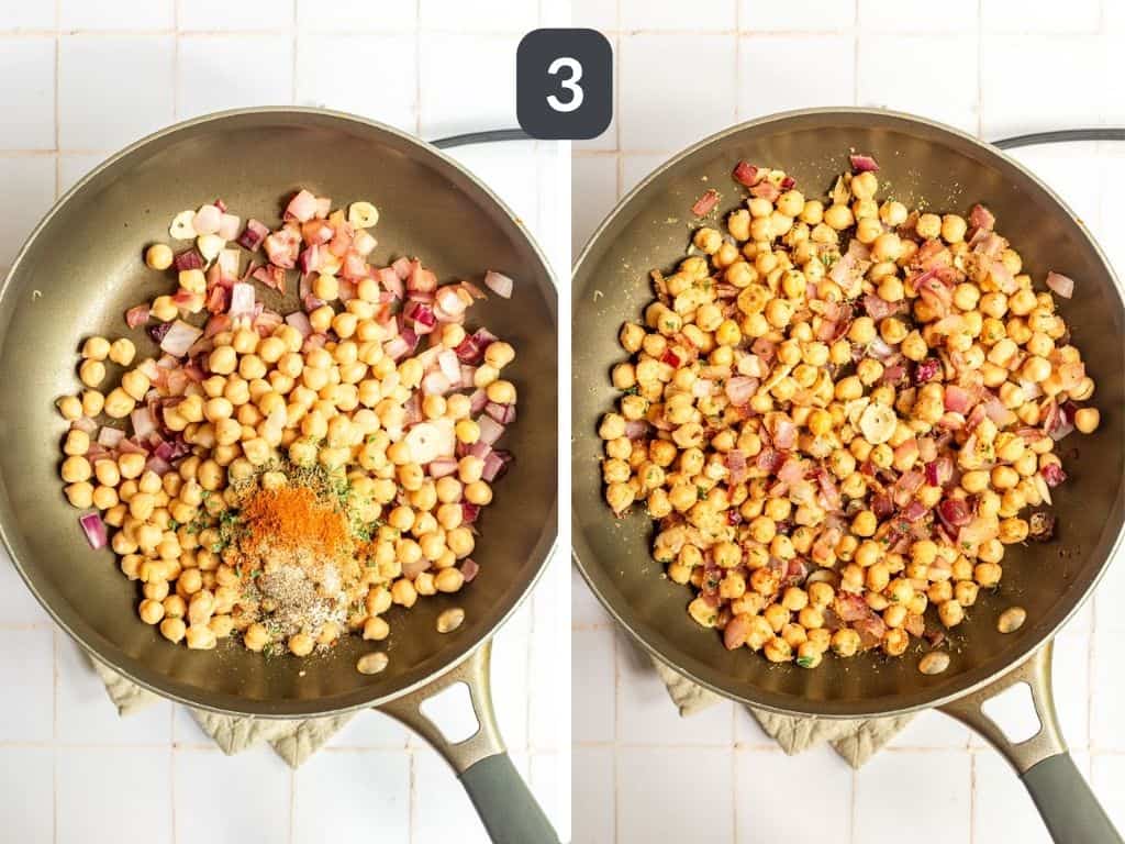 Chickpea Scramble Step 3