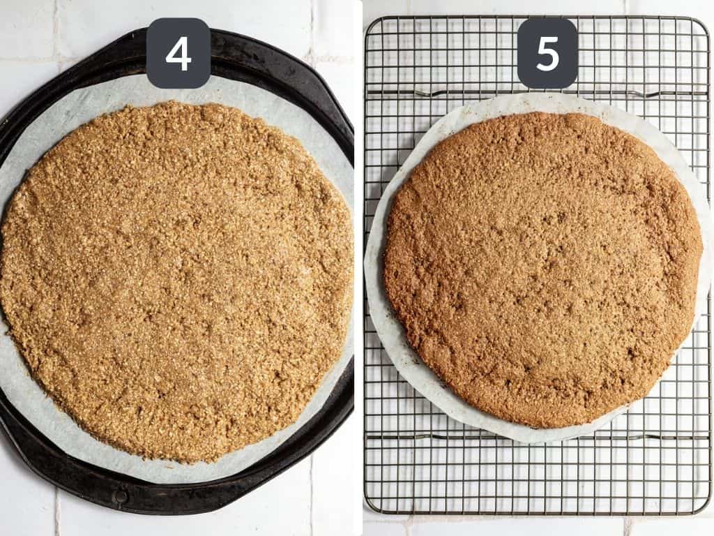 Plant-Based Fruit Pizza Steps 4 & 5