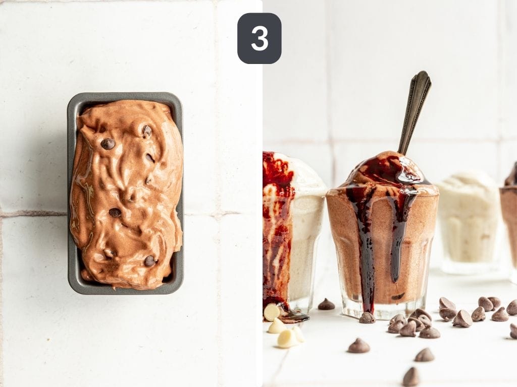 Banana Nice Cream Steps