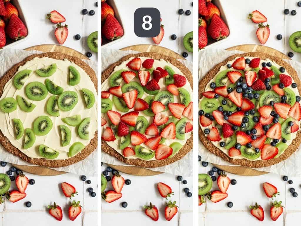 Plant-Based Fruit Pizza Step 8