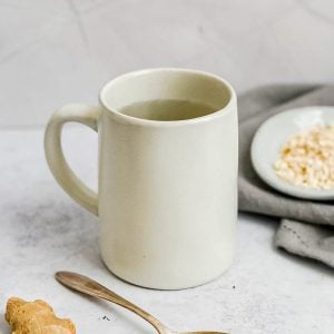 A mug of ginger tea.