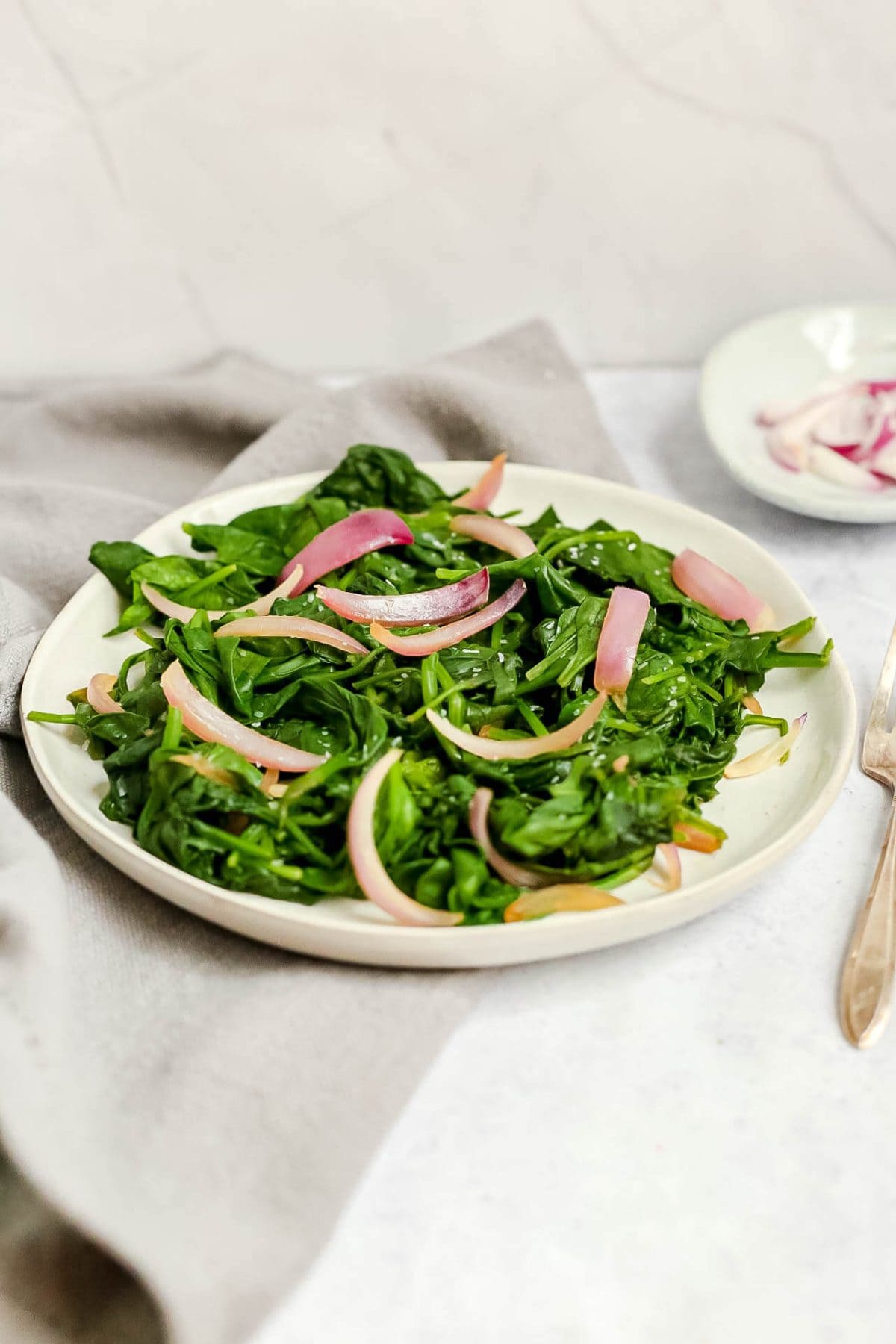 Oil-Free Sautéed Spinach