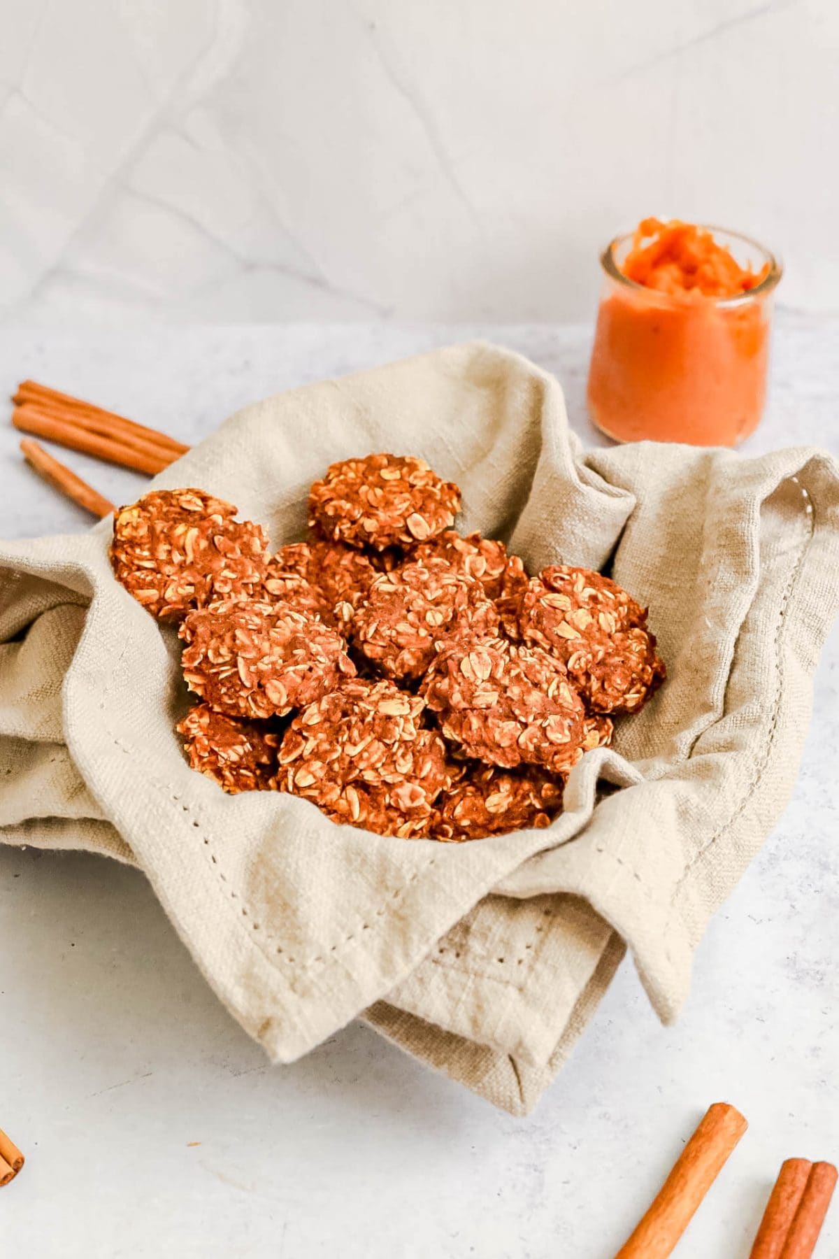 Pumpkin Spice Oatmeal Cookies