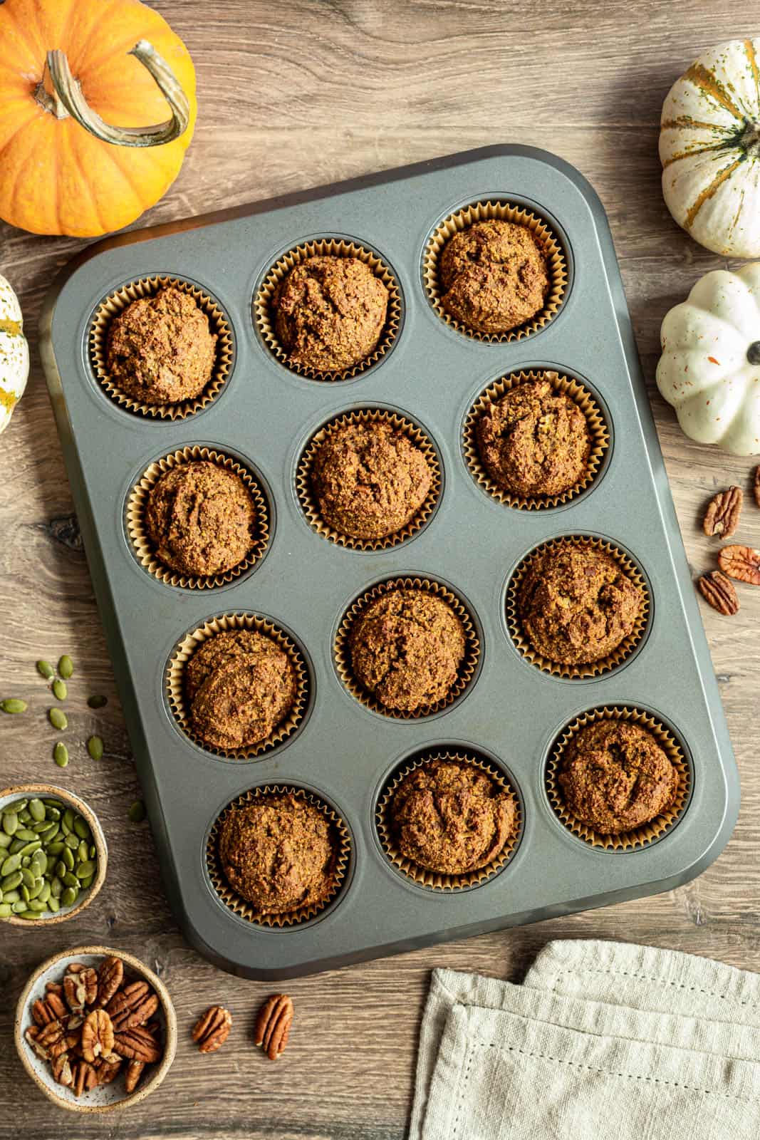 Vegan Pumpkin Muffins (Oil-Free)