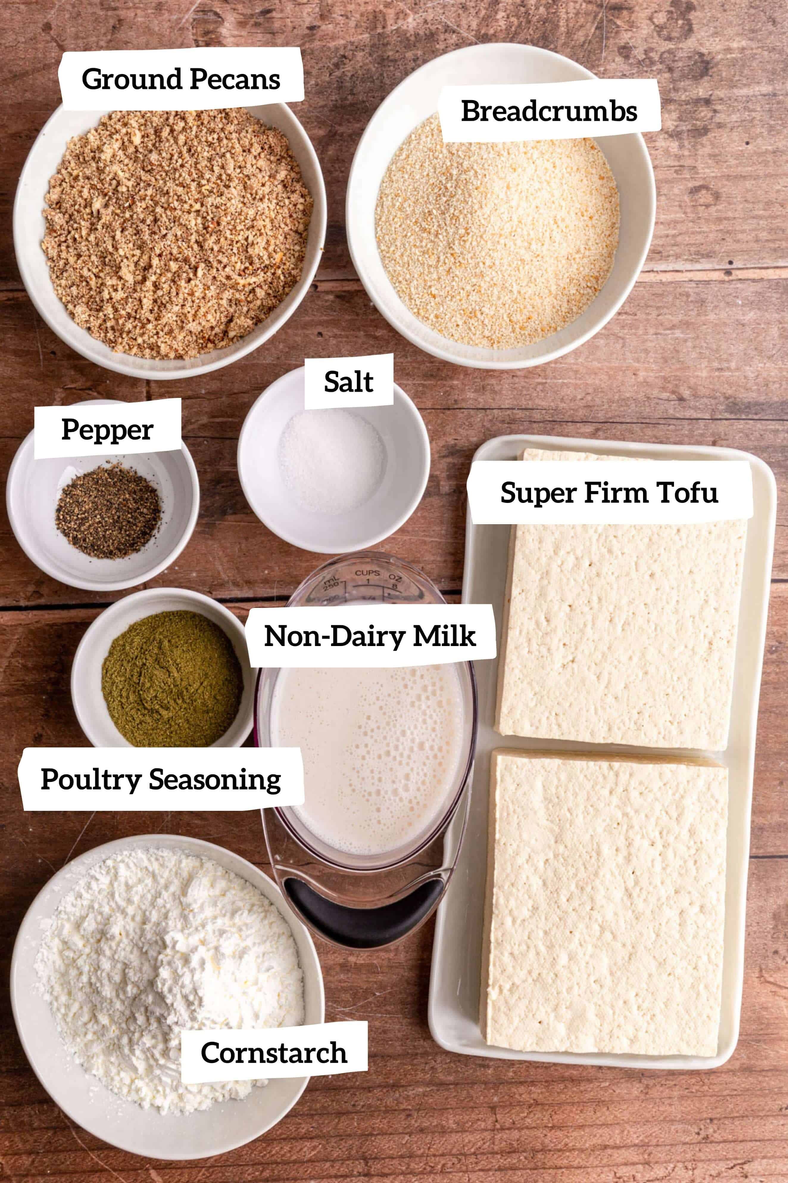 Thanksgiving Tofu Ingredients