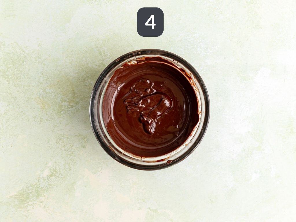 Vegan Milky Way Bars Step 4 - melt the chocolate.