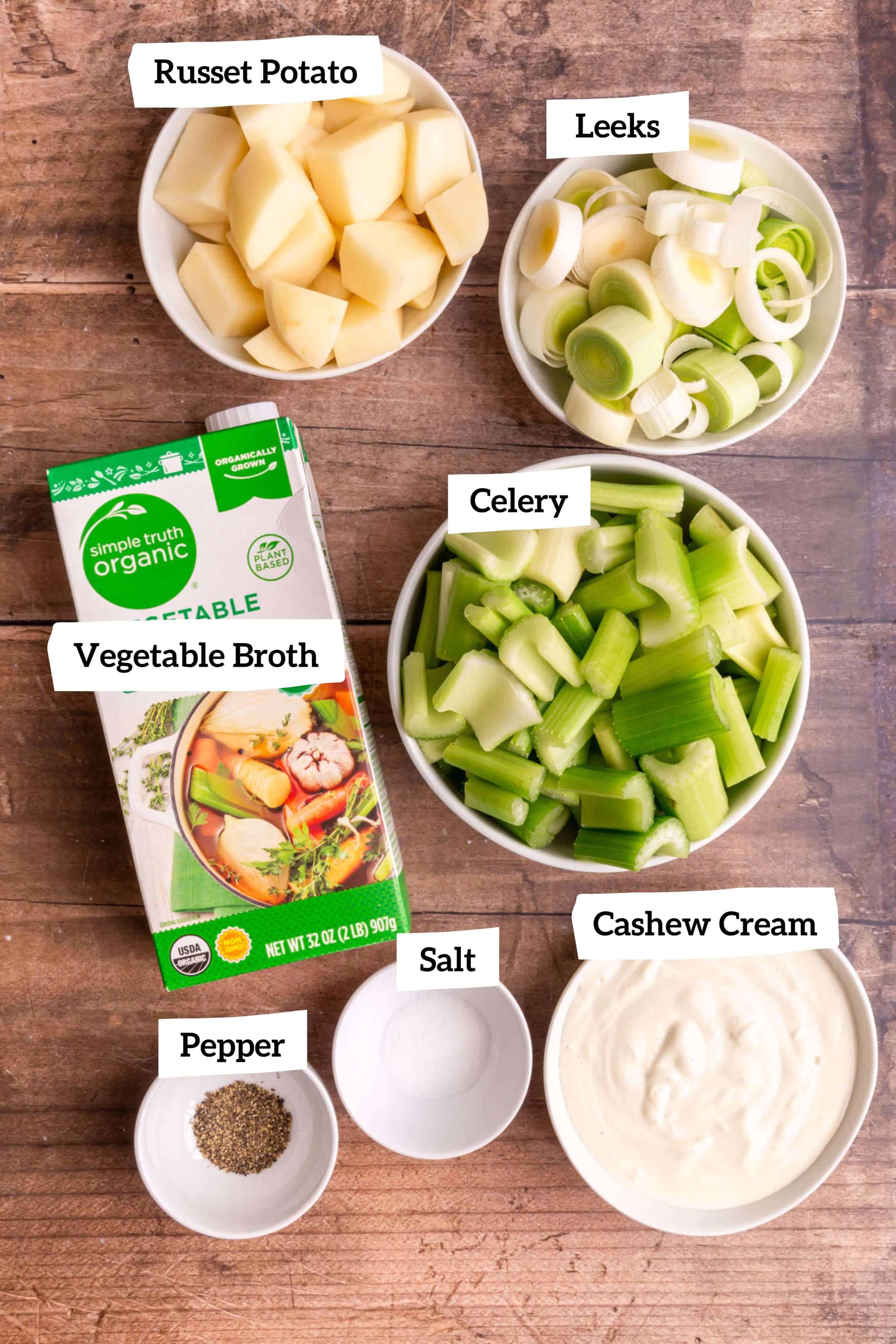 Vegan Celery Soup Ingredients