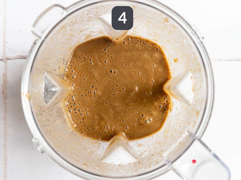 Vegan Mushroom Gravy Step 4 - blend.