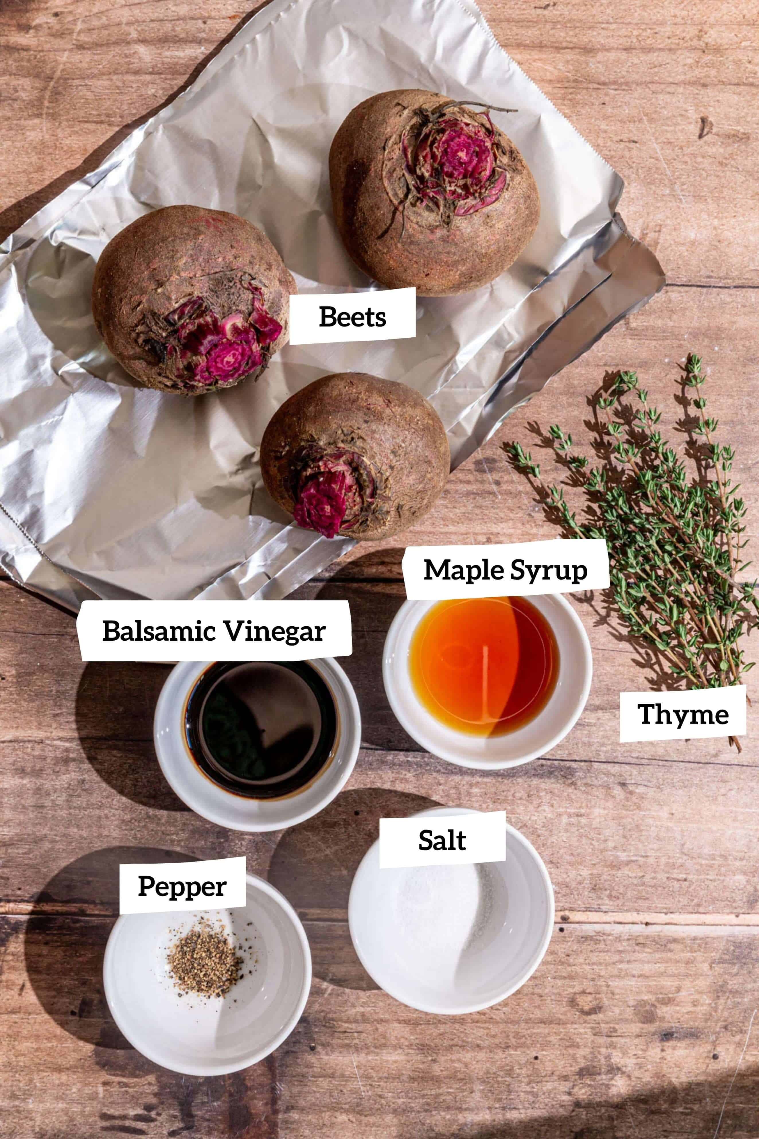 Balsamic Roasted Beets Ingredients