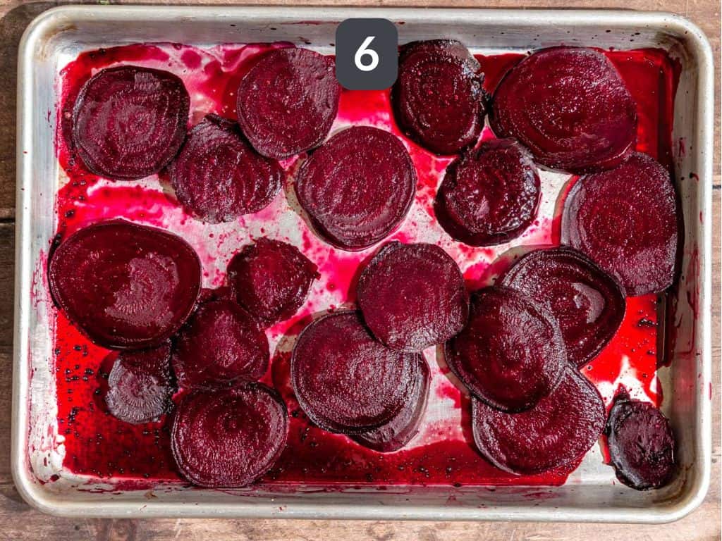 Balsamic Roasted Beets Step 6 - roast again.