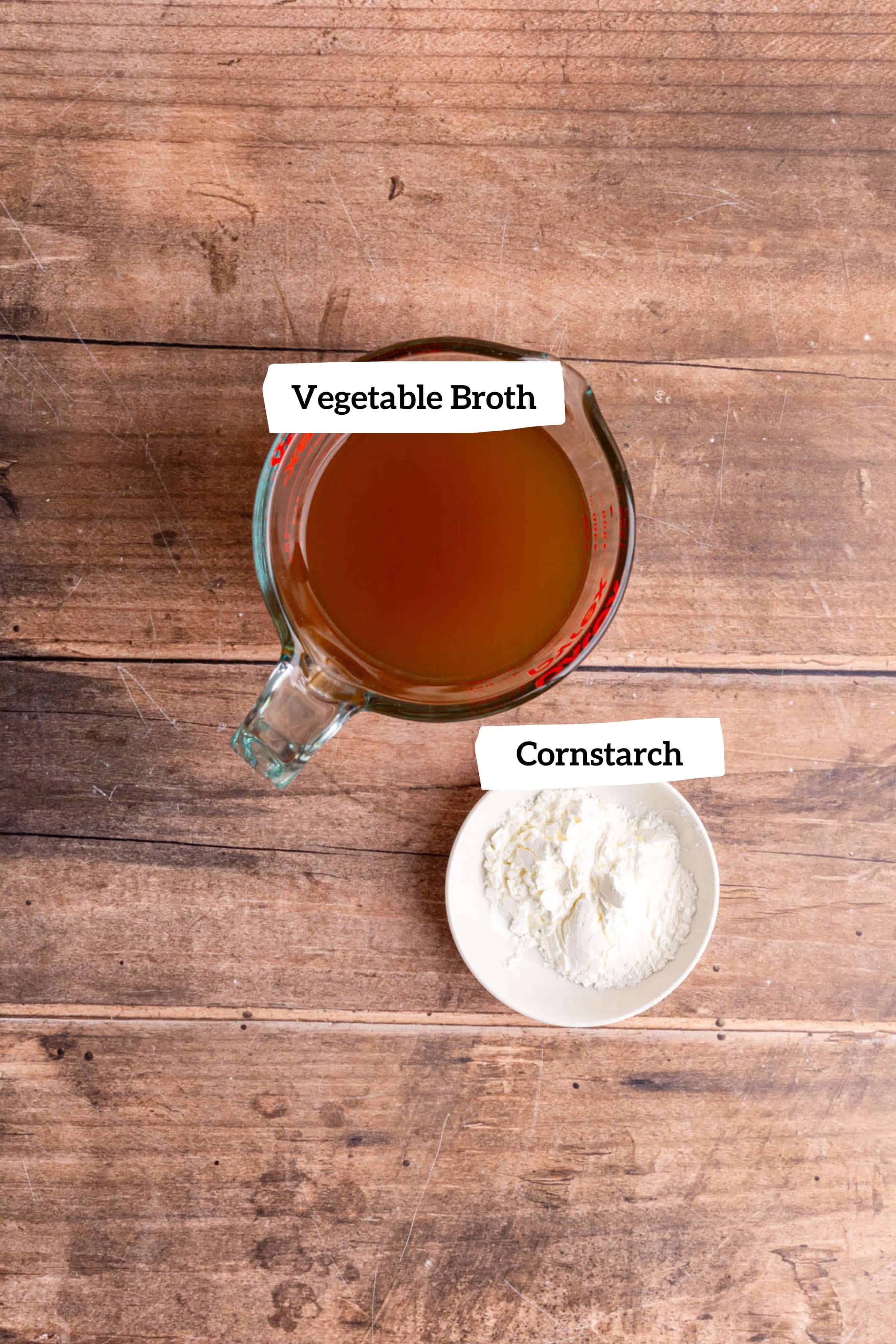 Vegan Lentil Shepherd's Pie Slurry Ingredients