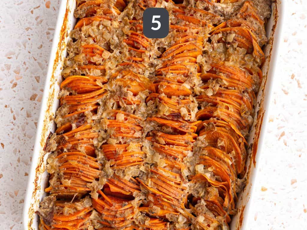 Sweet Potato Gratin Step 5 - bake.