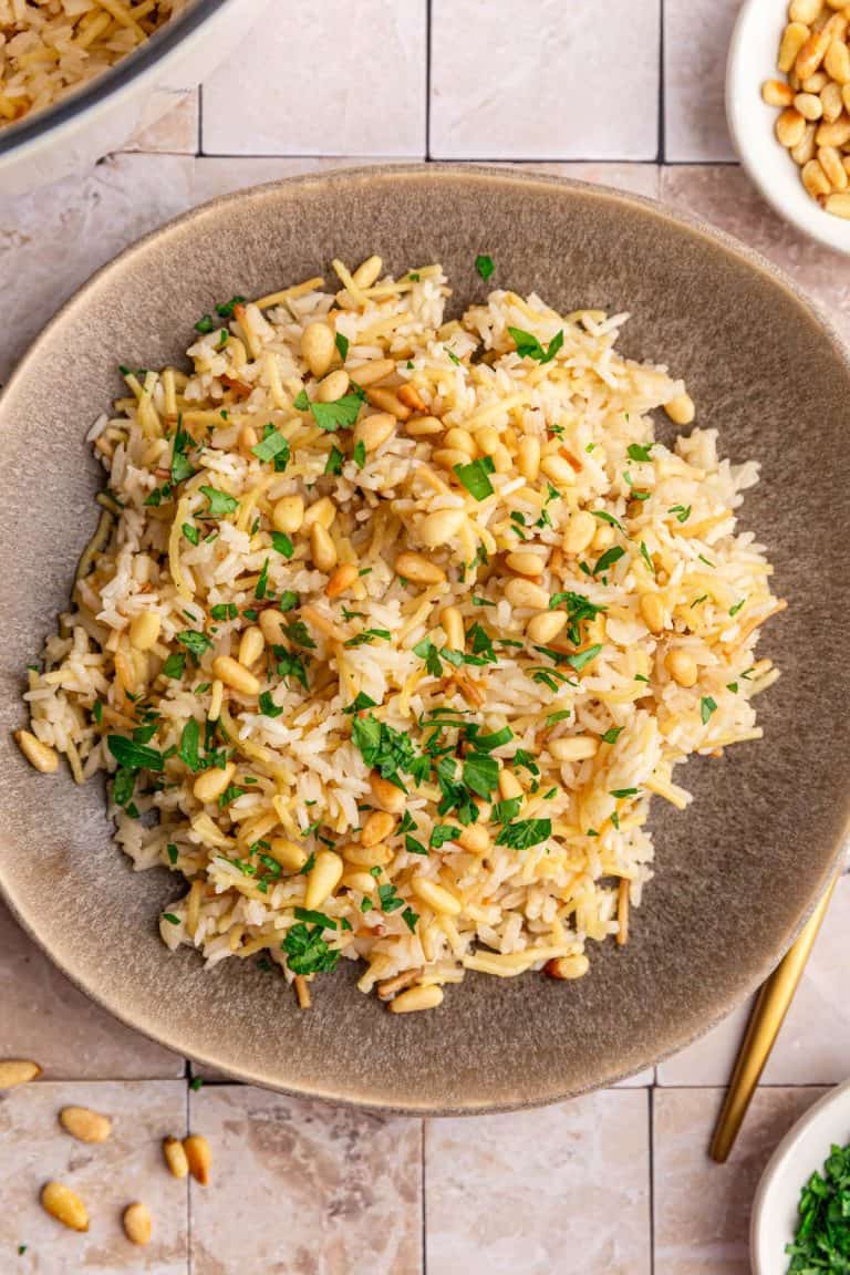 Vegan Rice Pilaf (Gluten Free) - At Elizabeth's Table