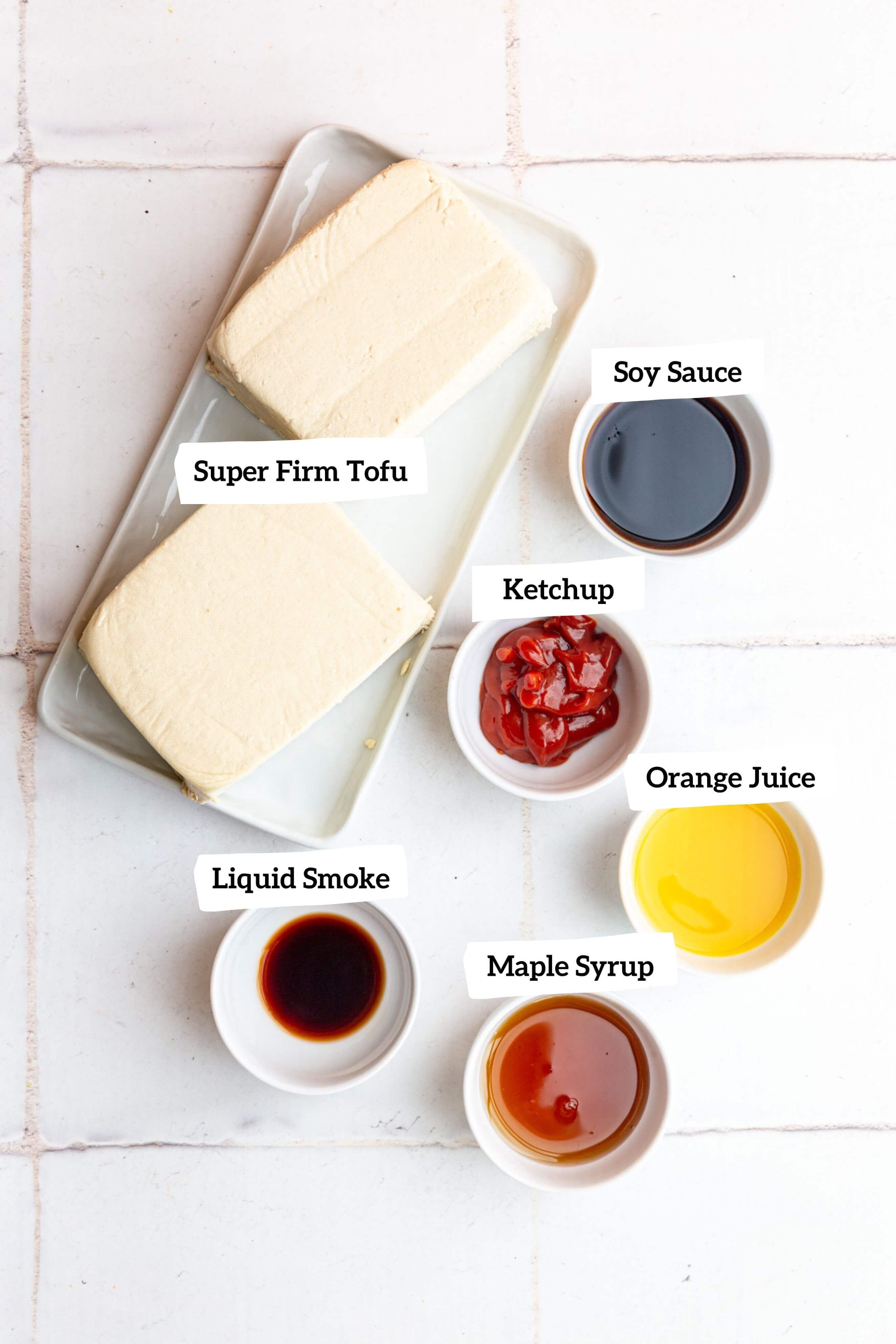 Glazed tofu ham ingredients