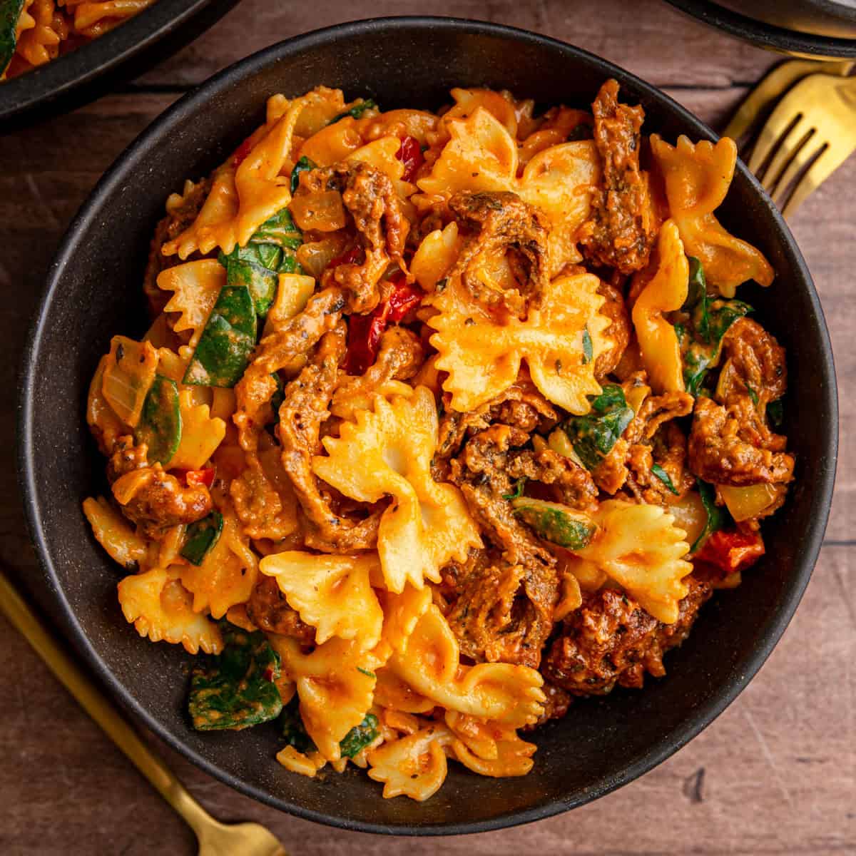 Vegan Marry Me Pasta & Seitan Chicken