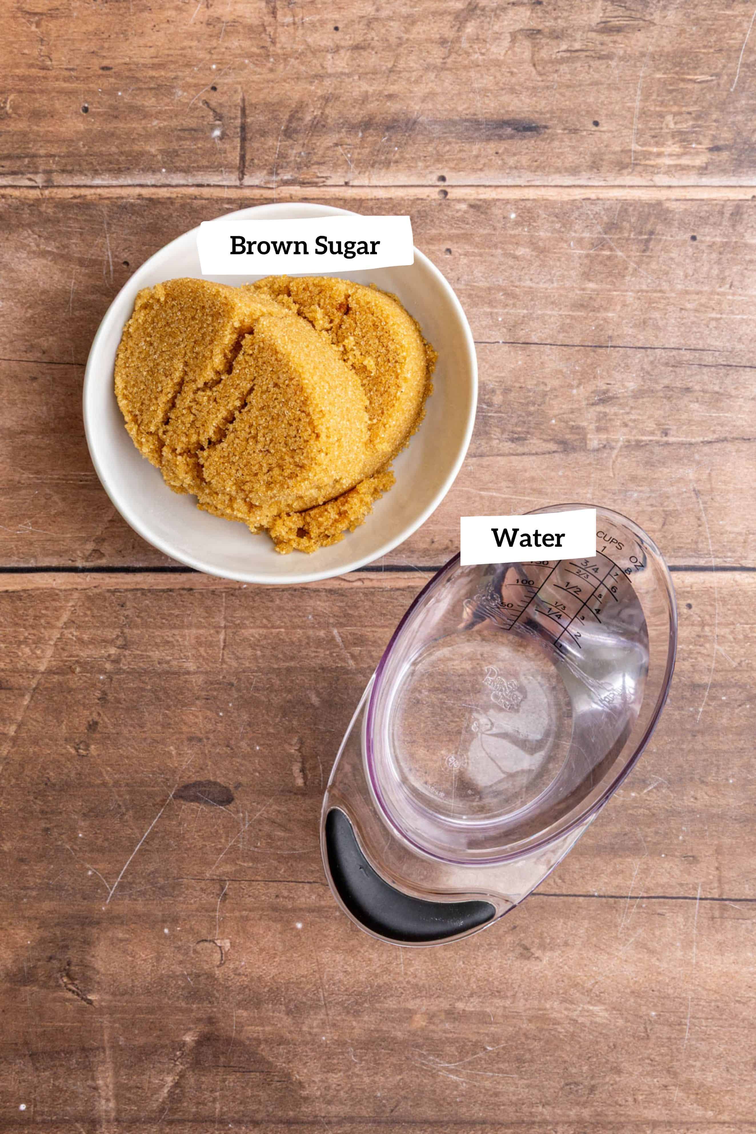 Brown sugar simple syrup ingredients