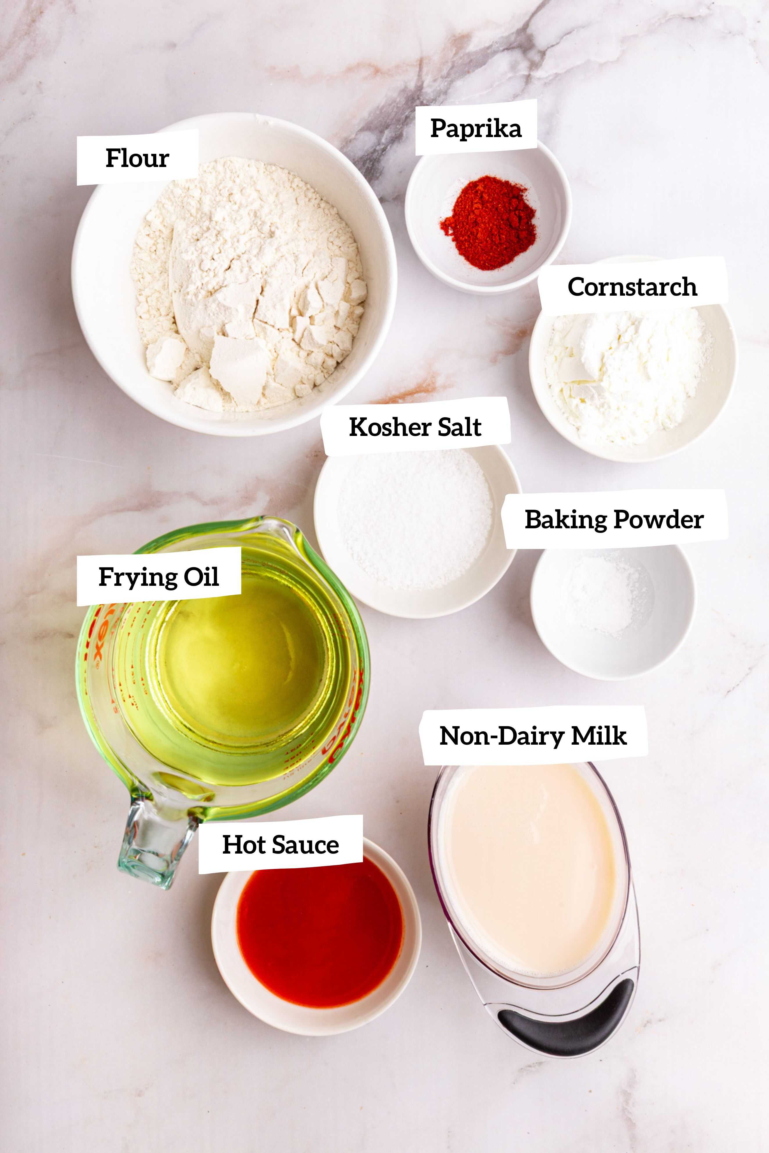 Vegan Nashville Hot Chicken Breading Ingredients