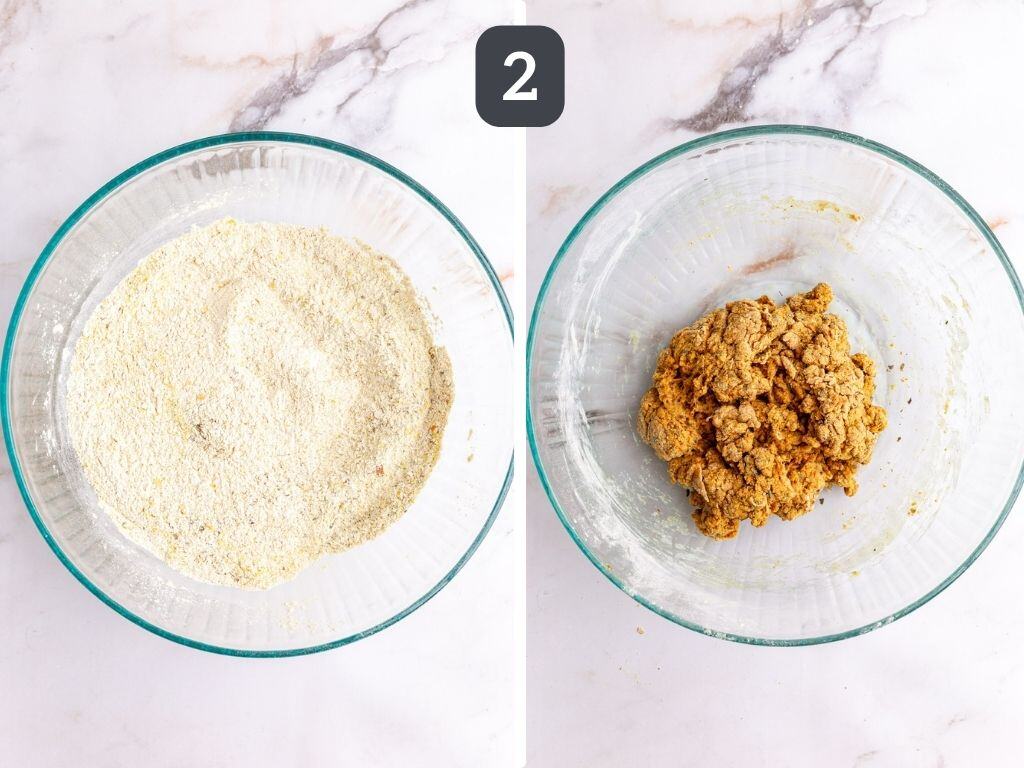 Vegan Nashville Hot Chicken Step 2 - make the seitan.