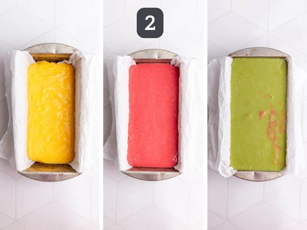 Vegan sherbet step 2 - place in a freezer safe container