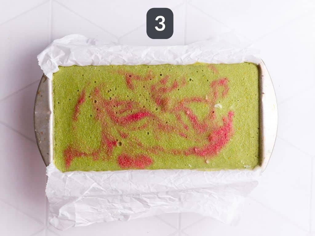Vegan sherbet step 3 - freeze. Let thaw before serving.