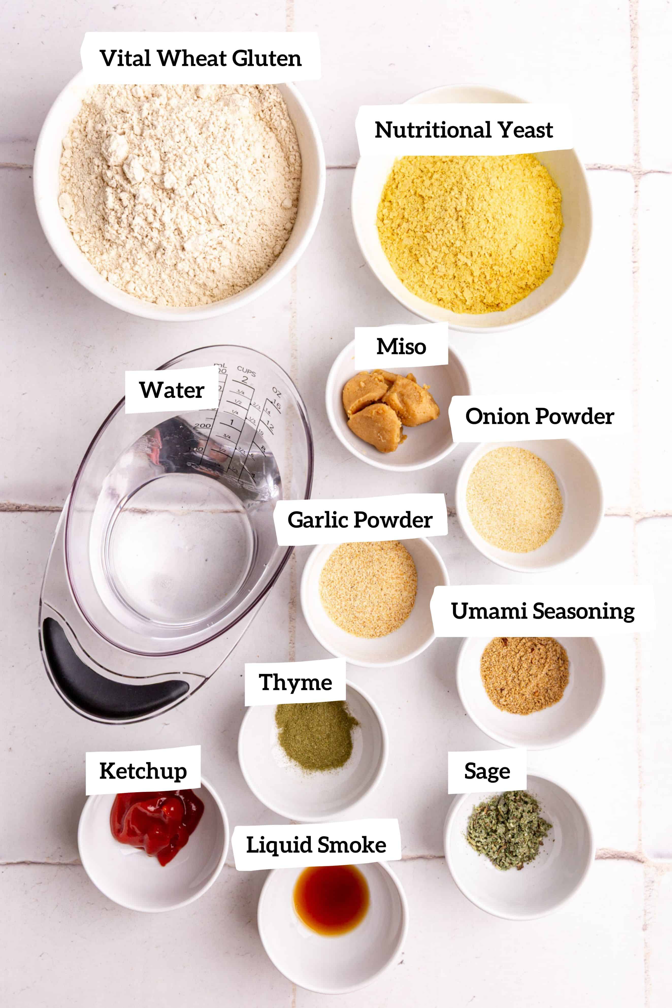 Vegan Turkey Deli Meat Ingredients