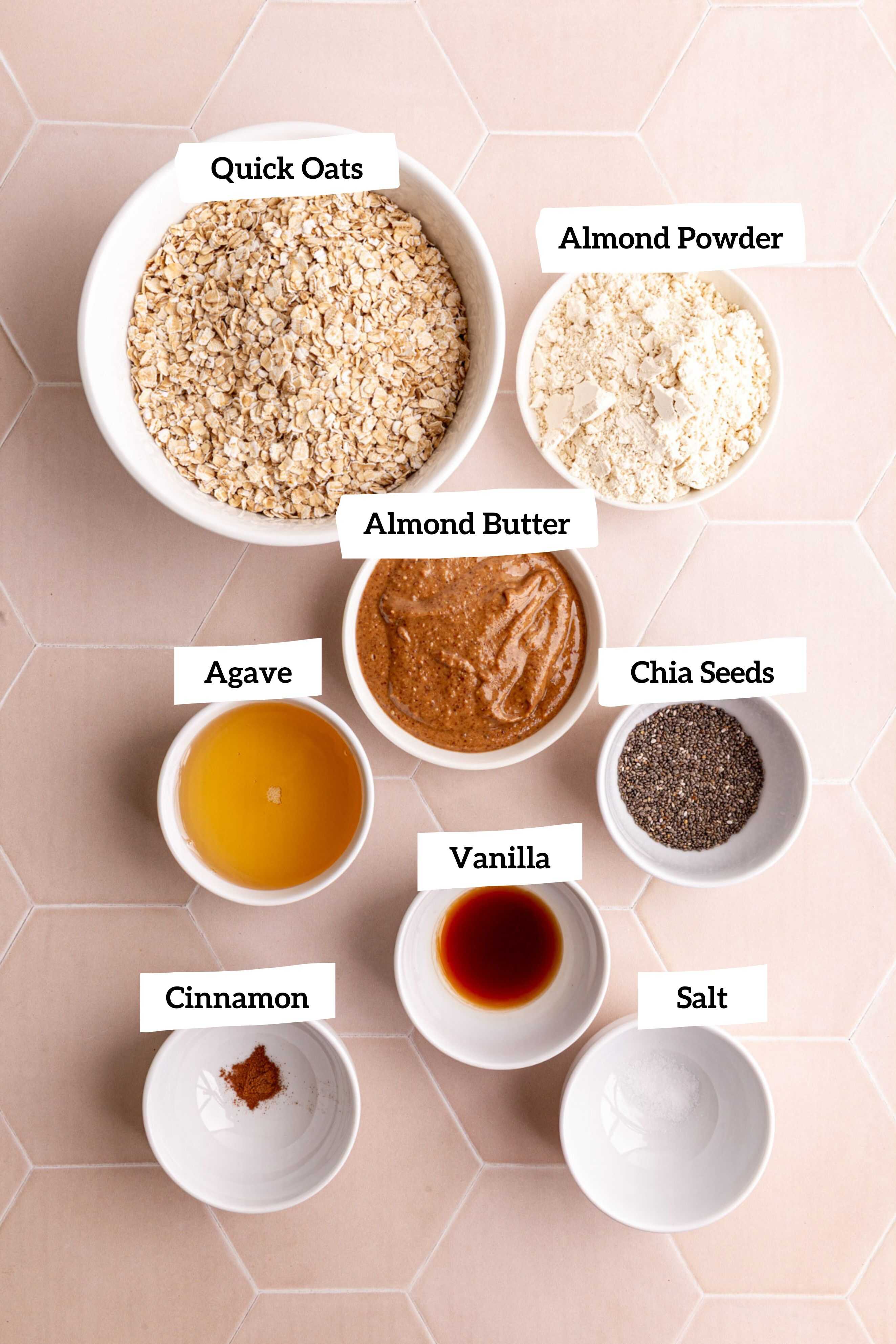 Almond Butter Protein Balls Ingredients
