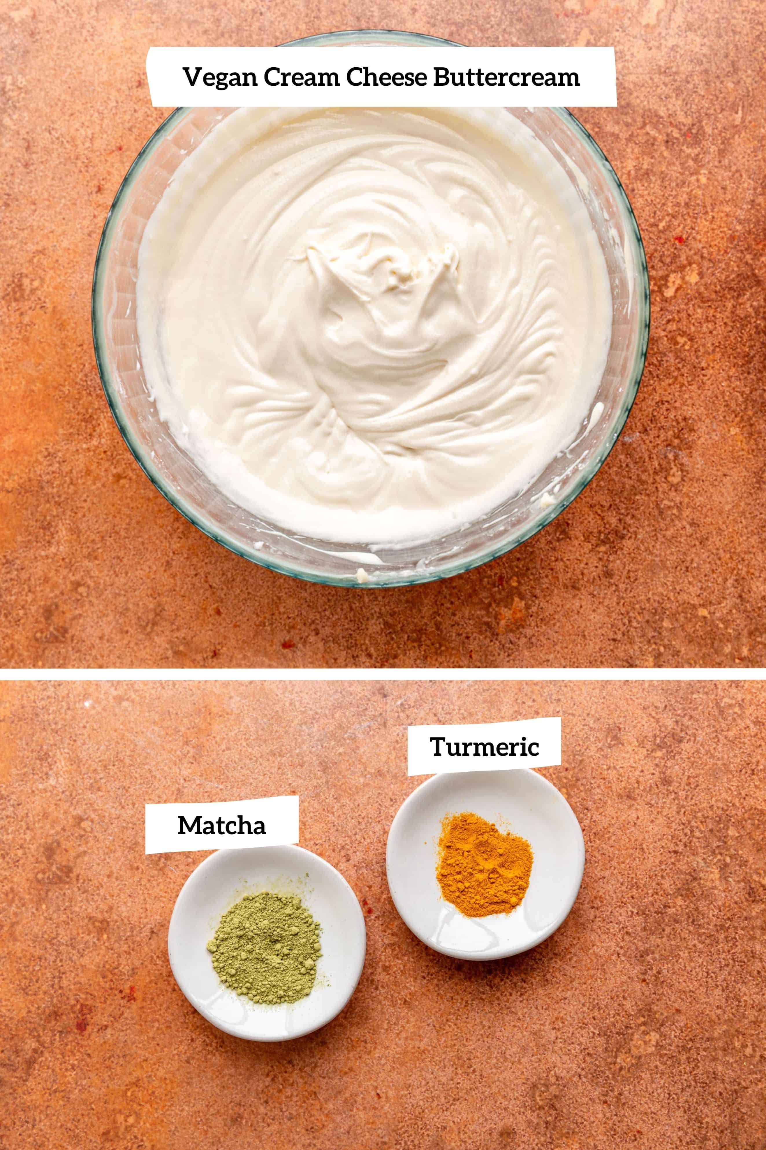Vegan Carrot Cake Frosting Ingredients