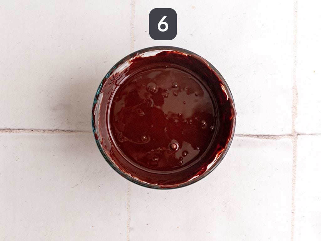 Vegan 100 Grand Bars Step 6 - melt the chocolate.