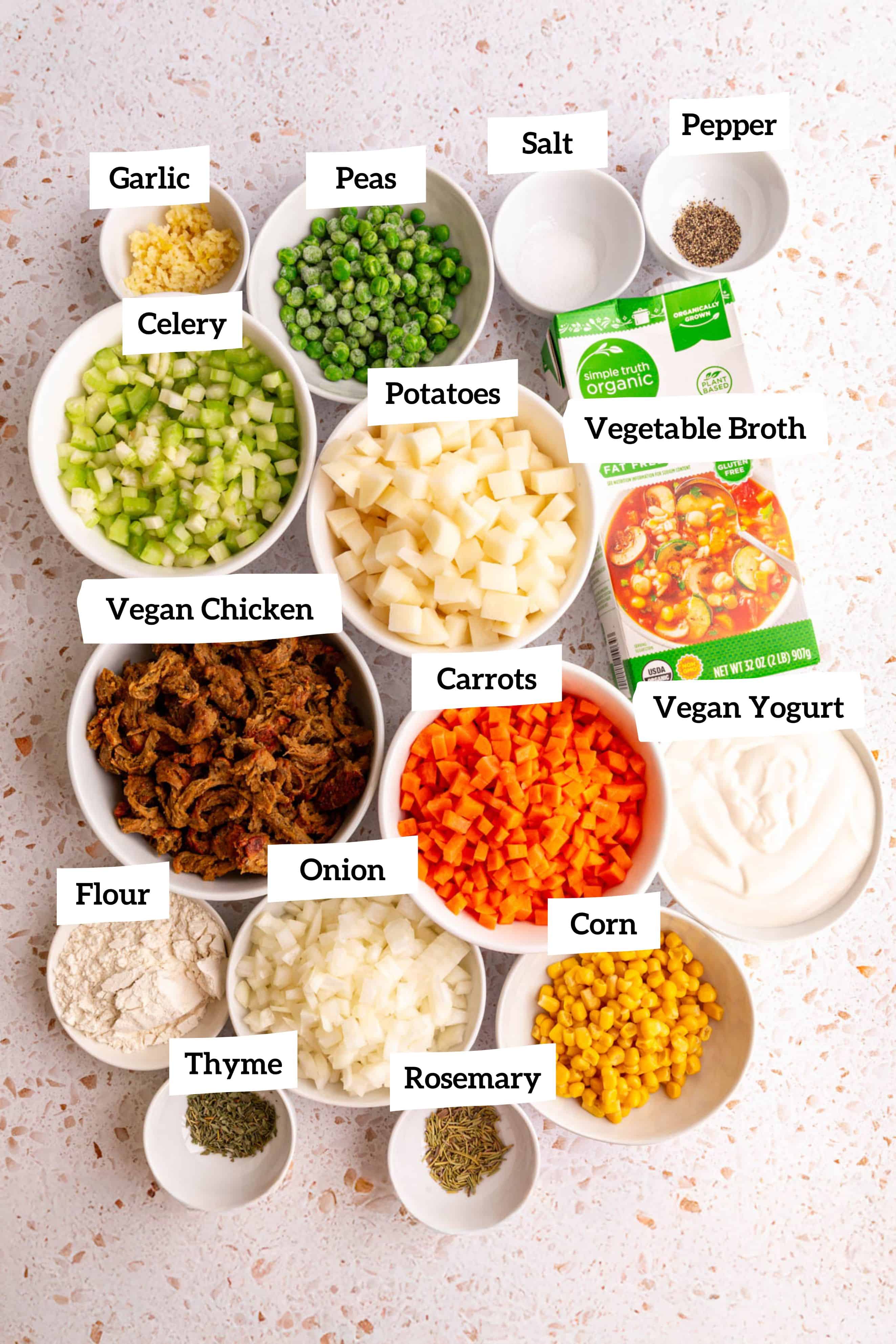 Vegan Pot Pie Soup Ingredients
