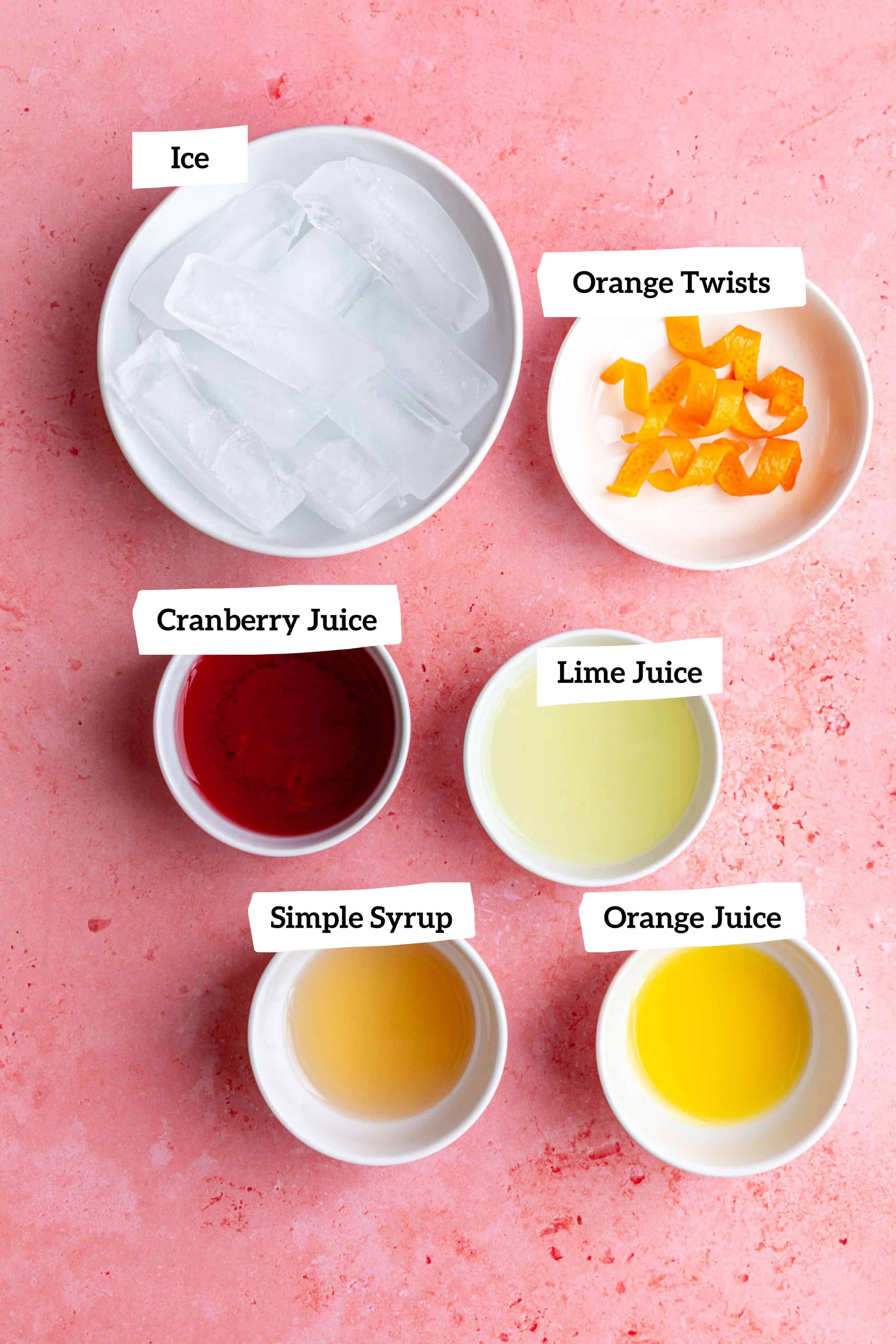 Cosmopolitan mocktail ingredients