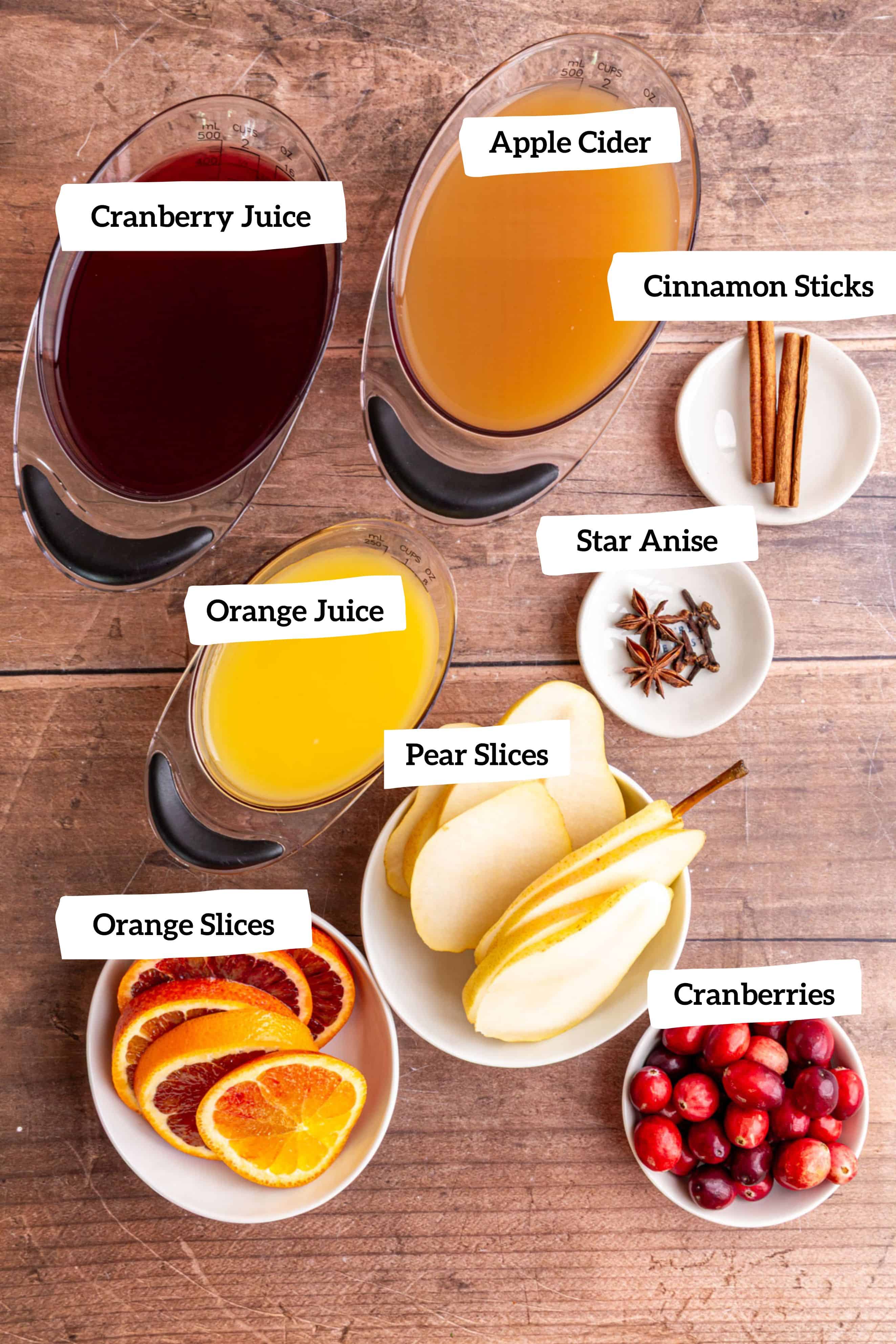 Non alcoholic mulled wine ingredients