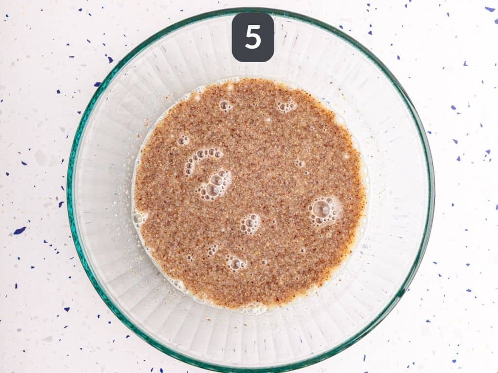 Vegan Cornbread Casserole Step 5 - mix the wet ingredients