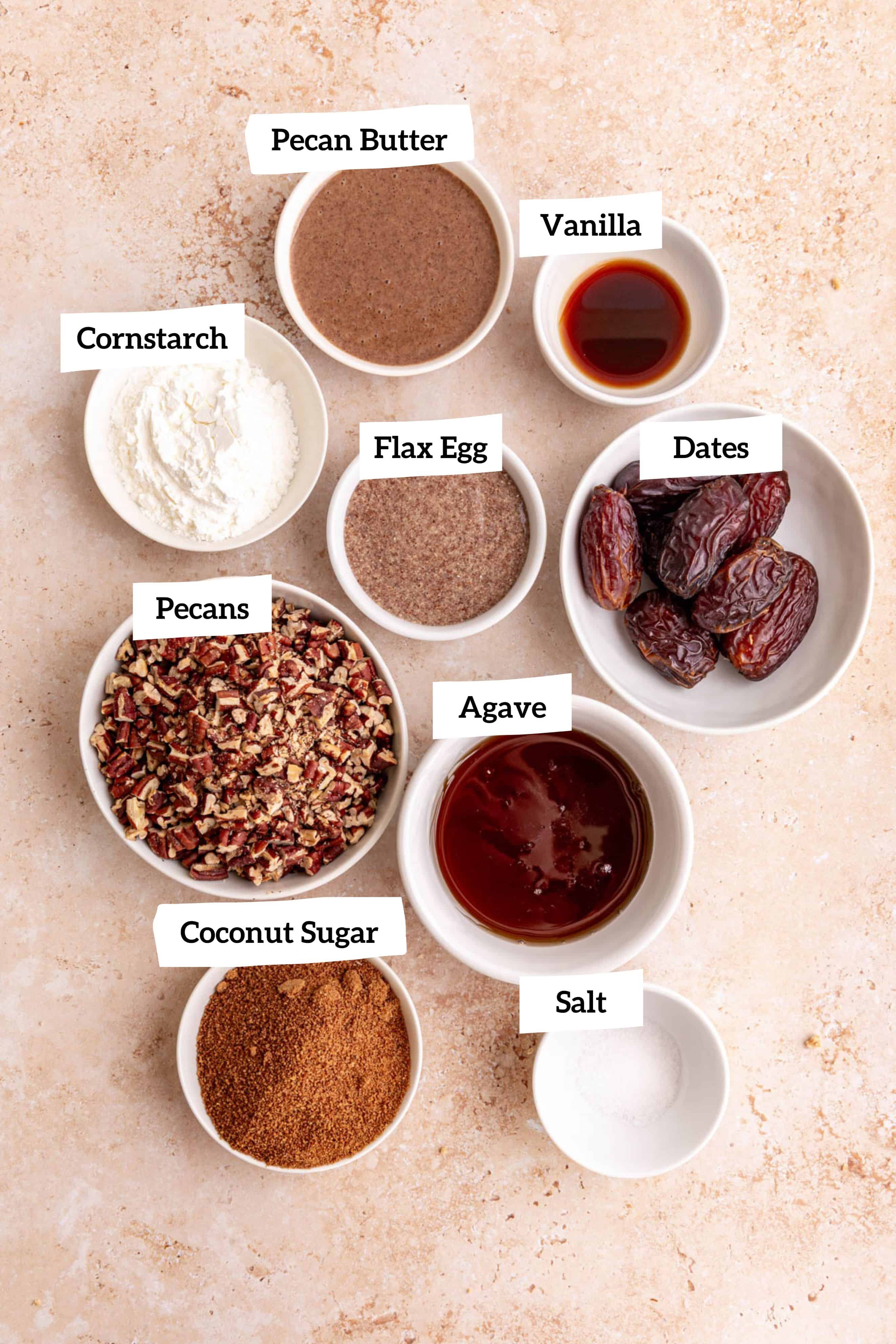 Vegan Pecan Pie Filling Ingredients