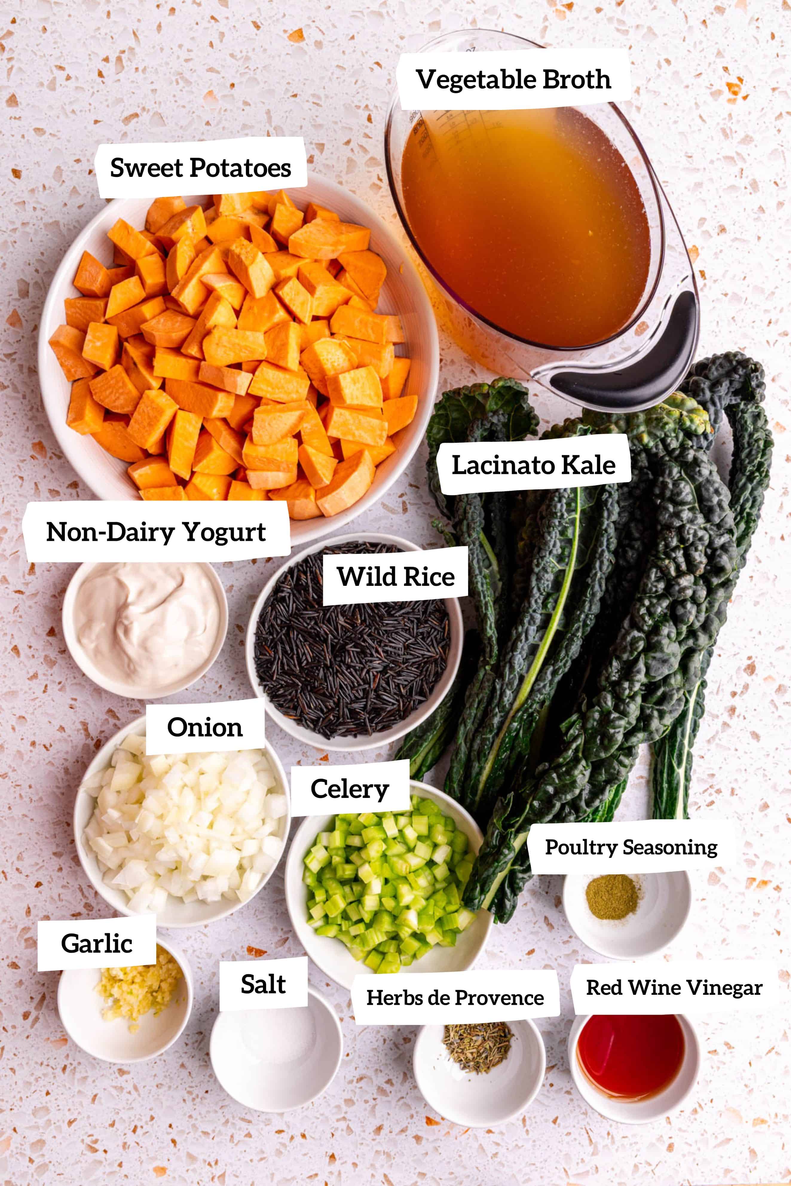 Sweet Potato Wild Rice Soup Ingredients