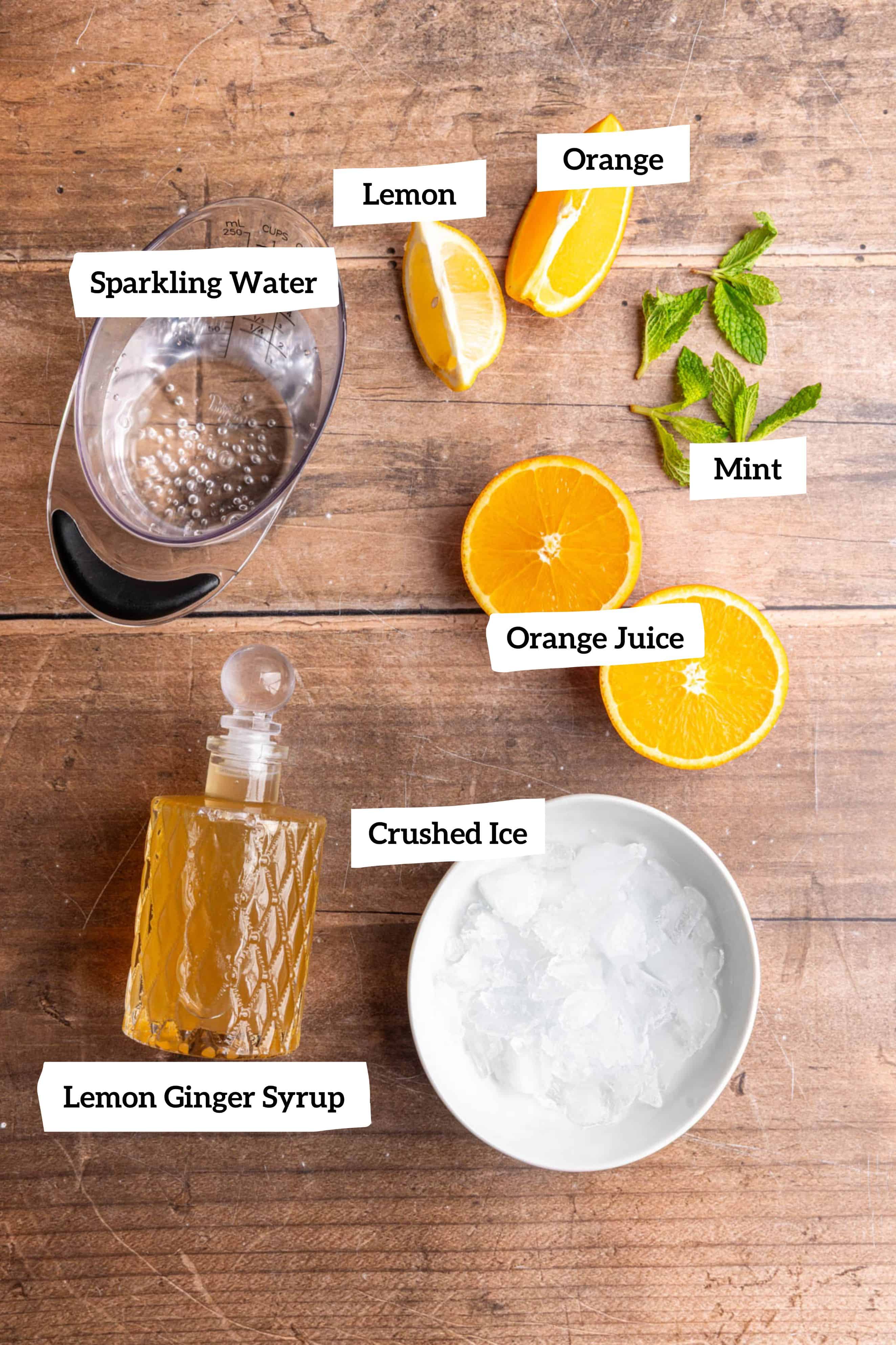 Citrus Mocktail Ingredients