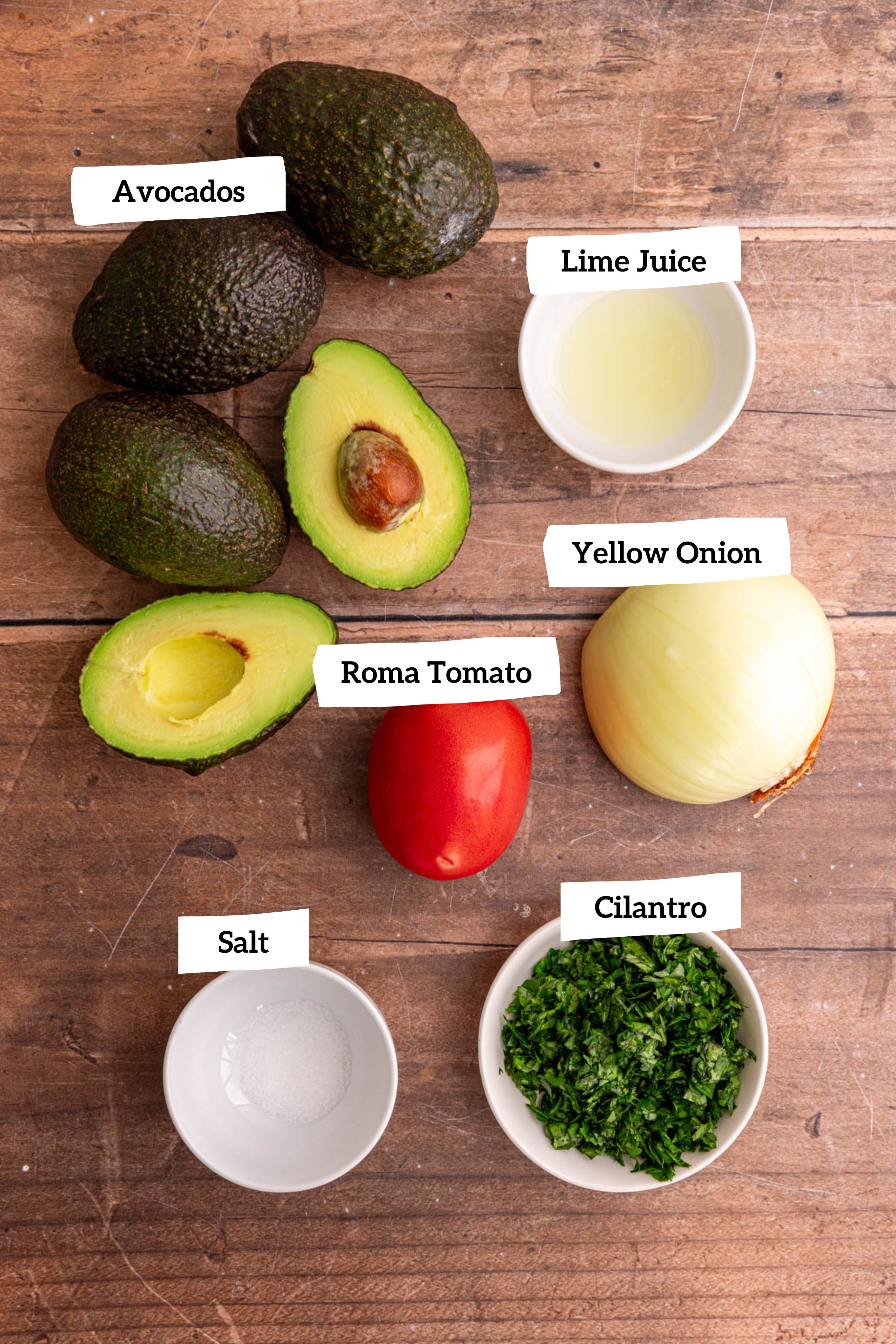 Vegan 7 Layer Dip guacamole ingredients