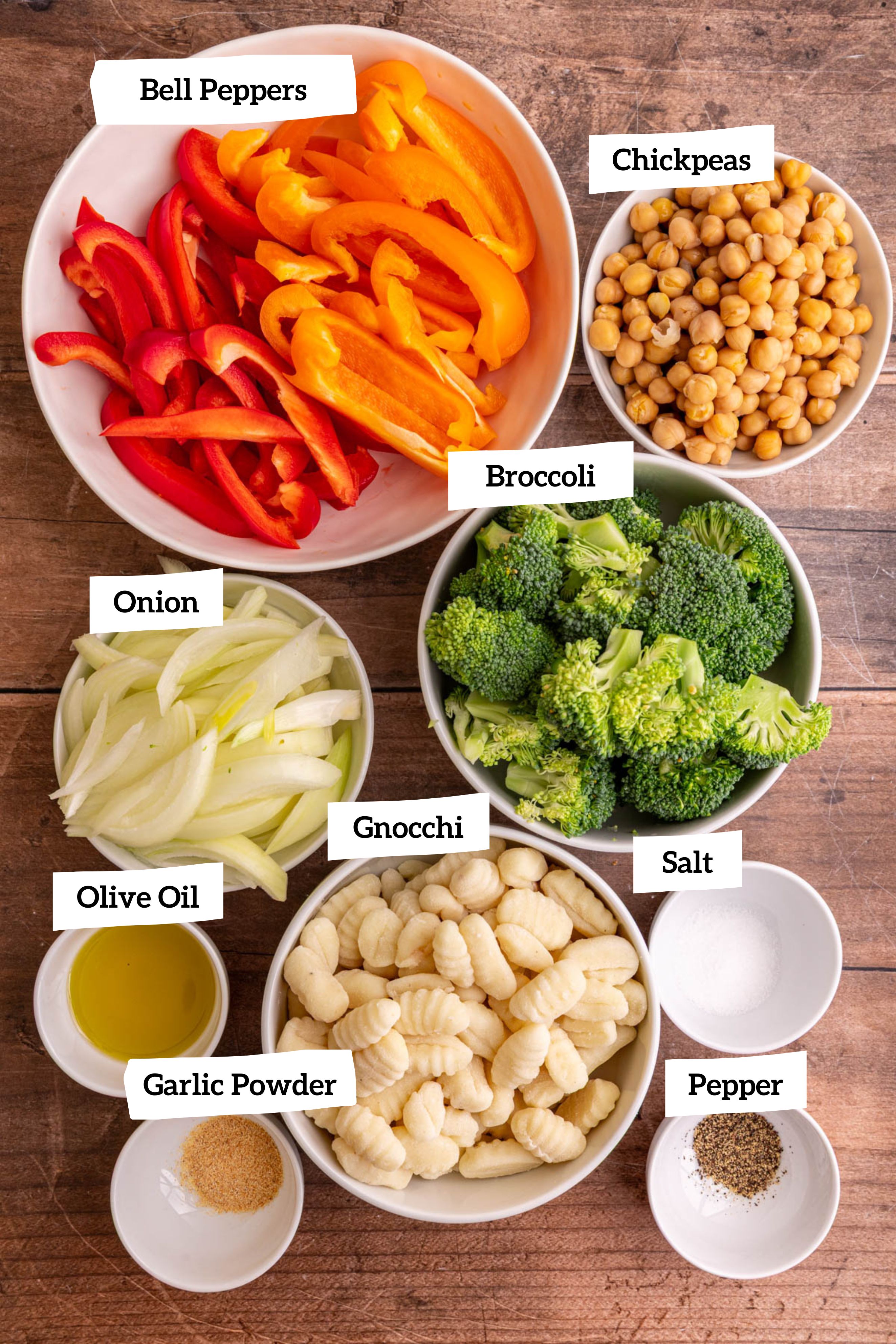 Sheet Pan Gnocchi Ingredients