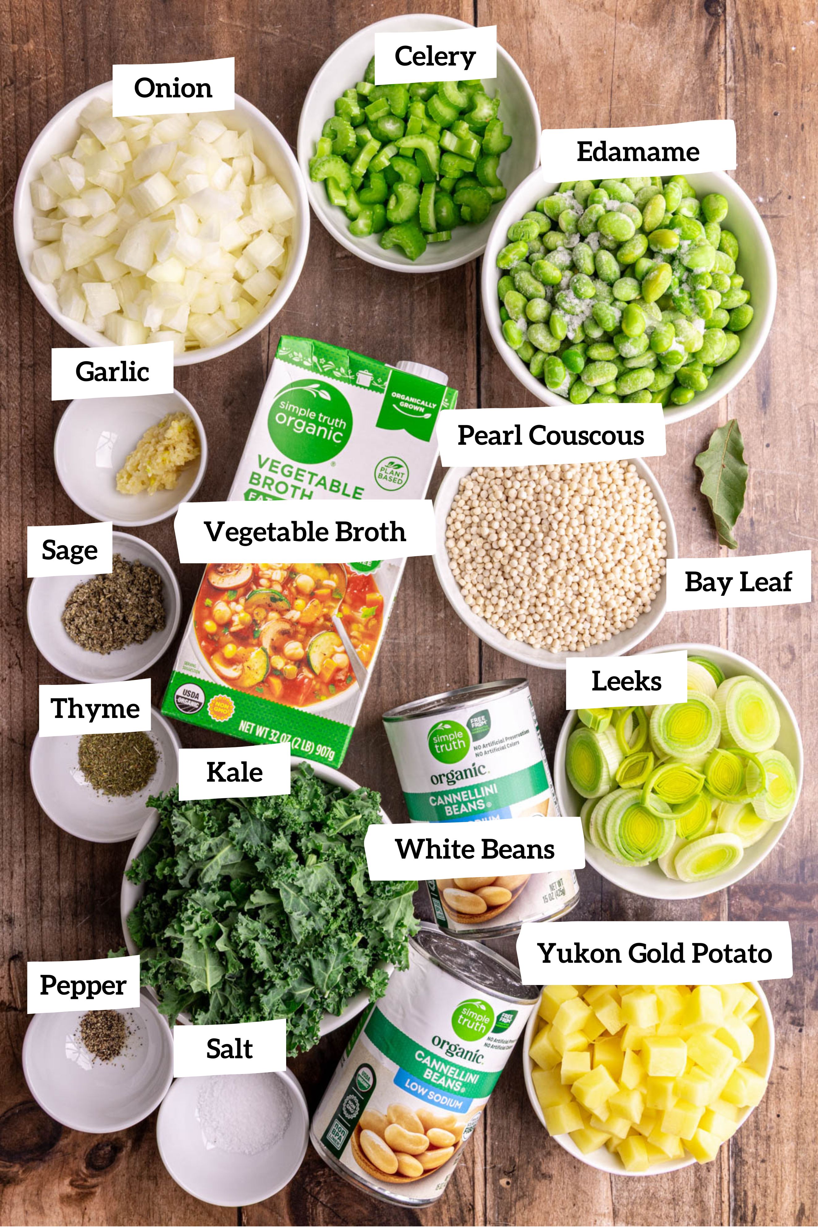 White Minestrone Soup Ingredients