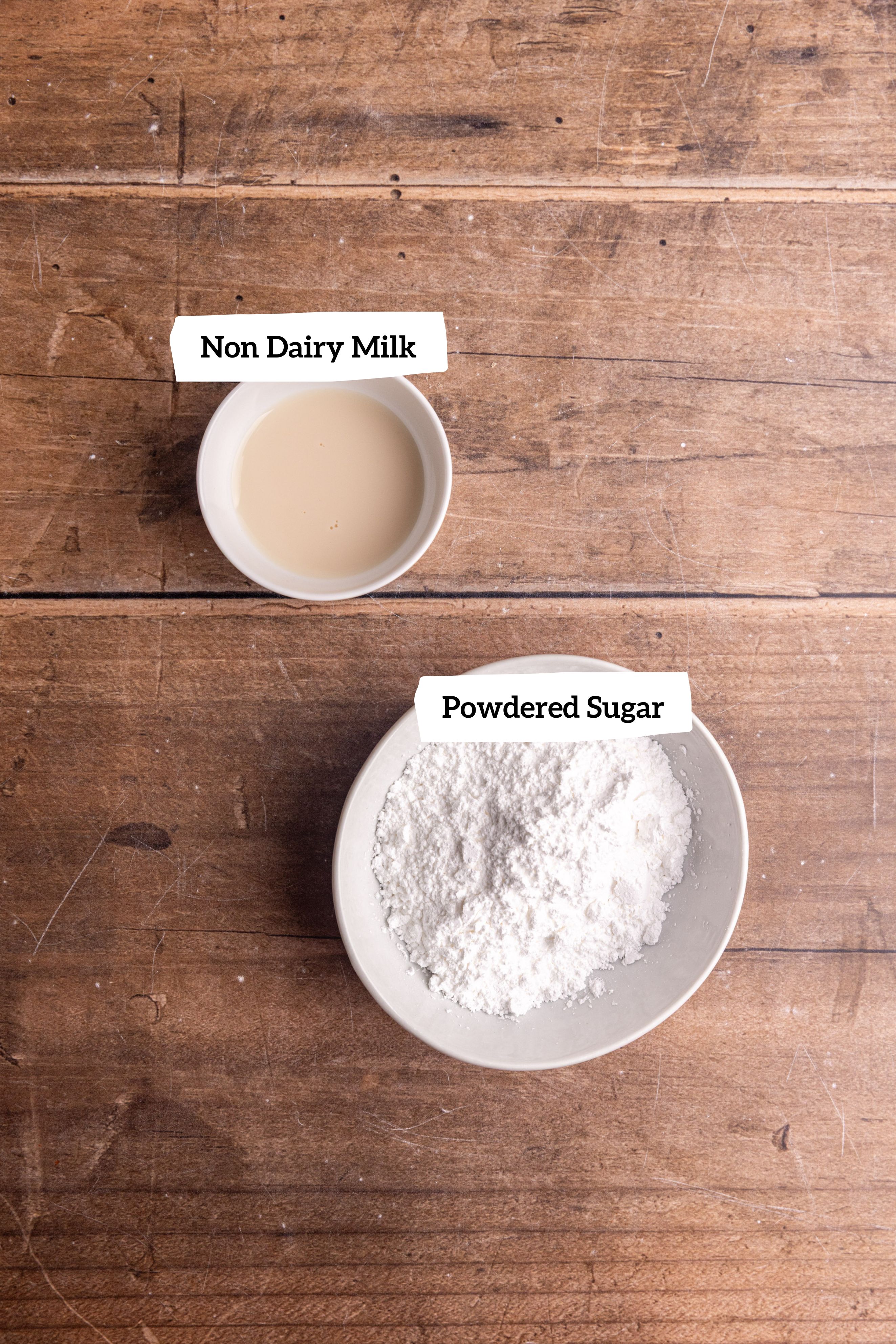 Vegan Cinnamon Streusel Coffee Cake Glaze Ingredients