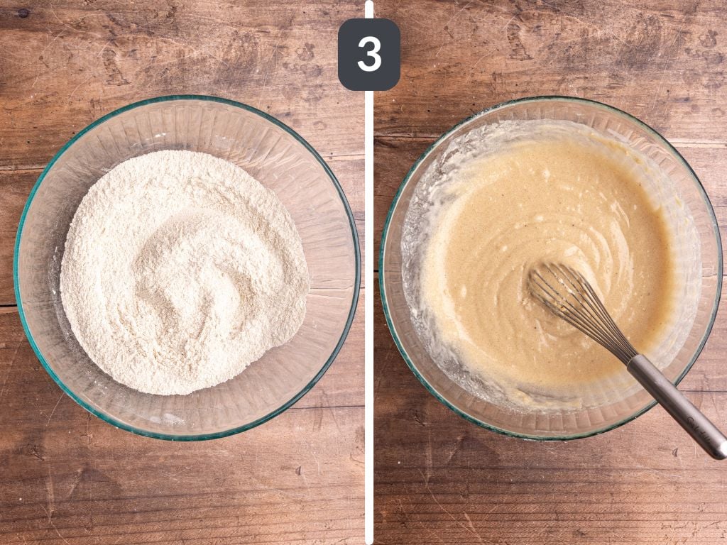 Vegan Cinnamon Streusel Coffee Cake Step 3 - make the cake batter
