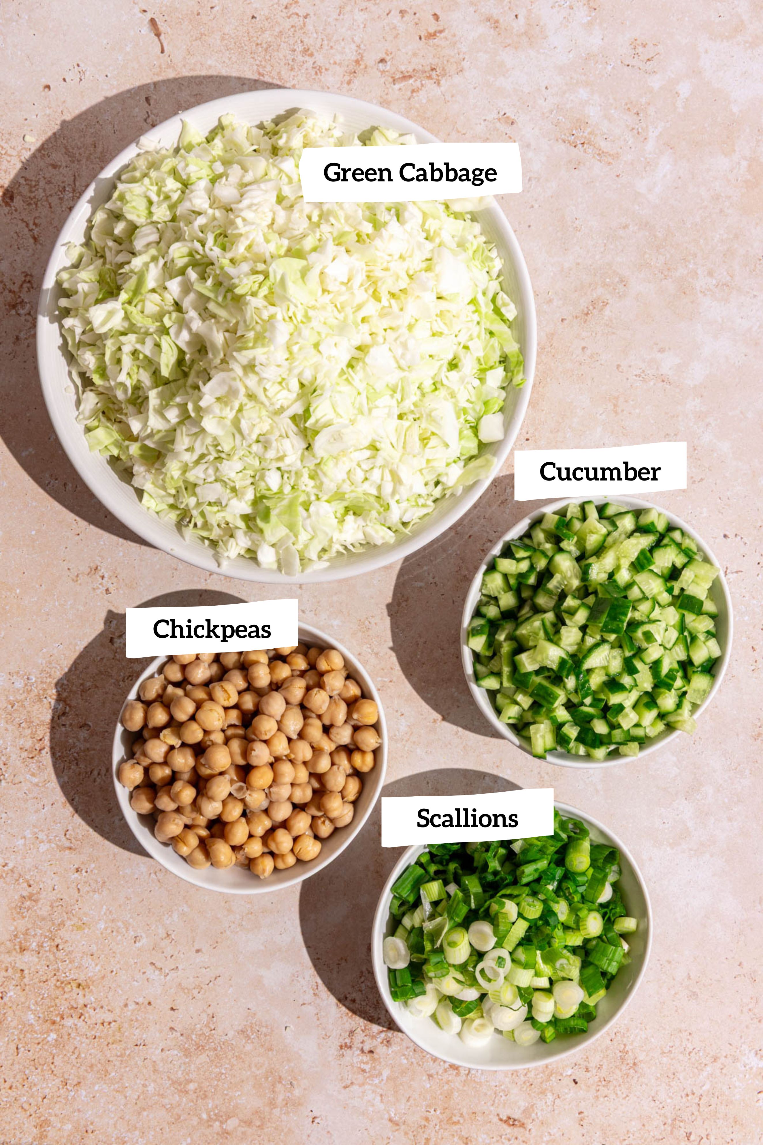 Green goddess salad ingredients