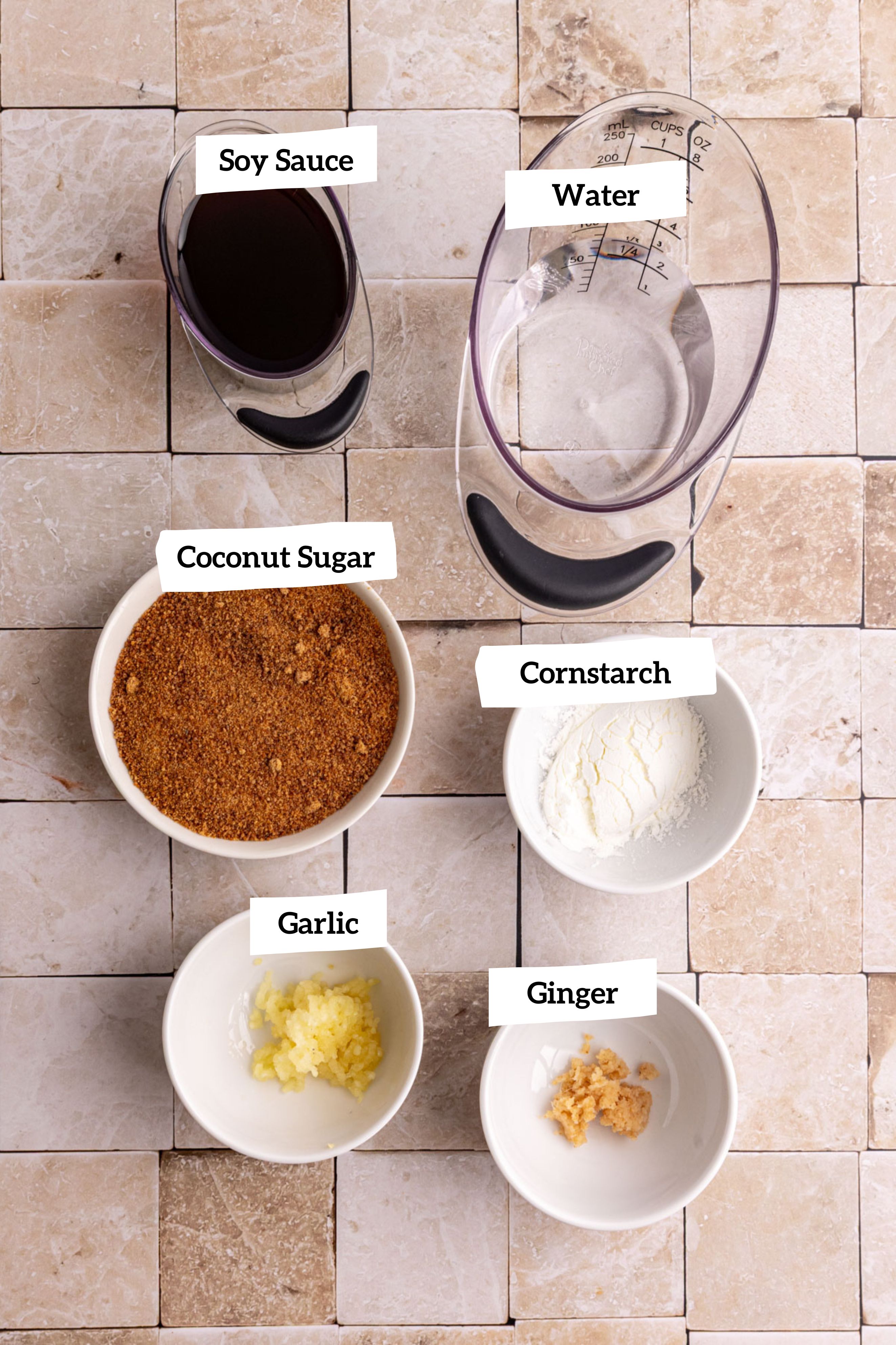 Vegan Mongolian Sauce Ingredients