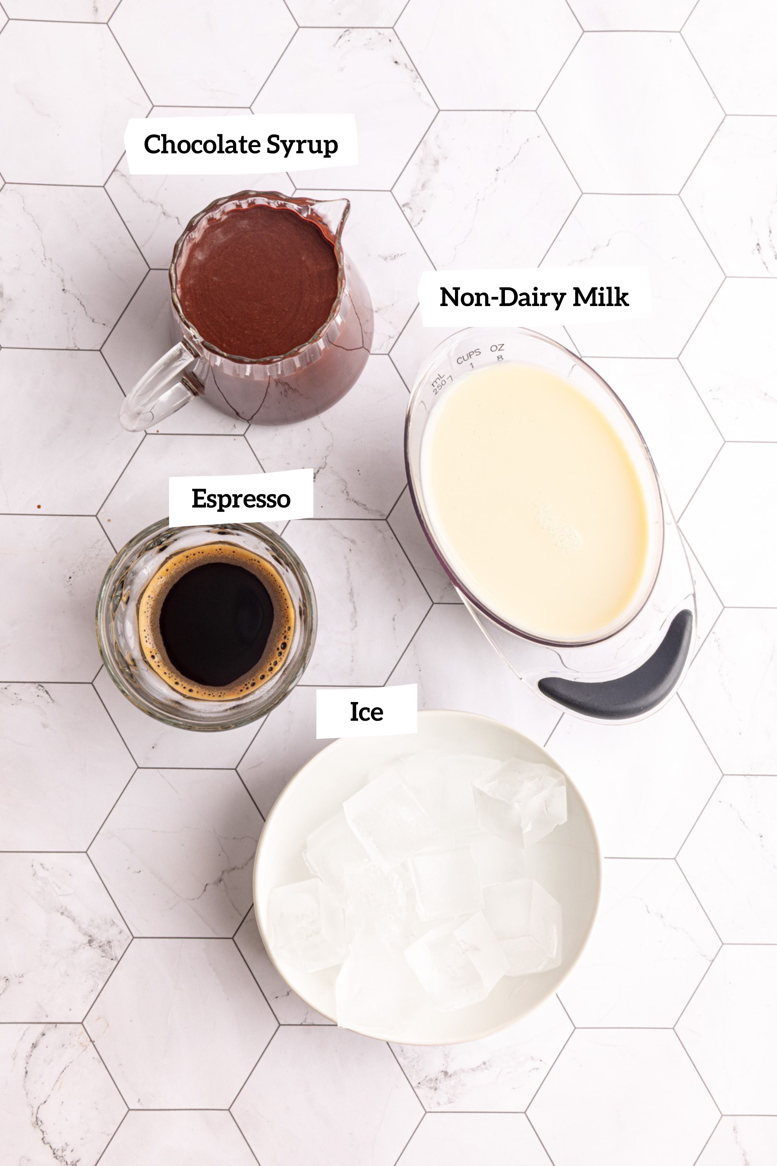 Dairy free vegan iced mocha ingredients